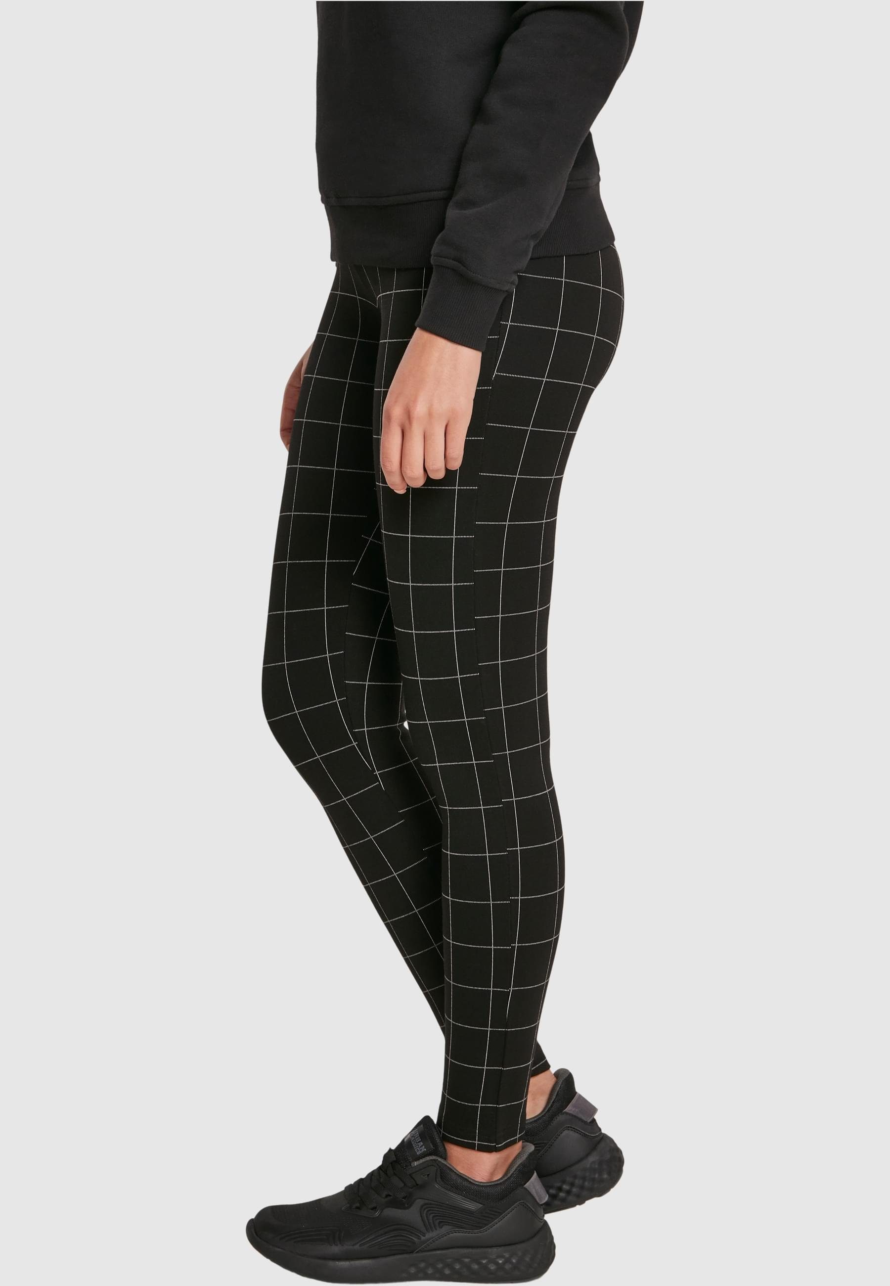 URBAN CLASSICS Leggings Urban Classics Damen Ladies Check High Waist Leggings (1-tlg)