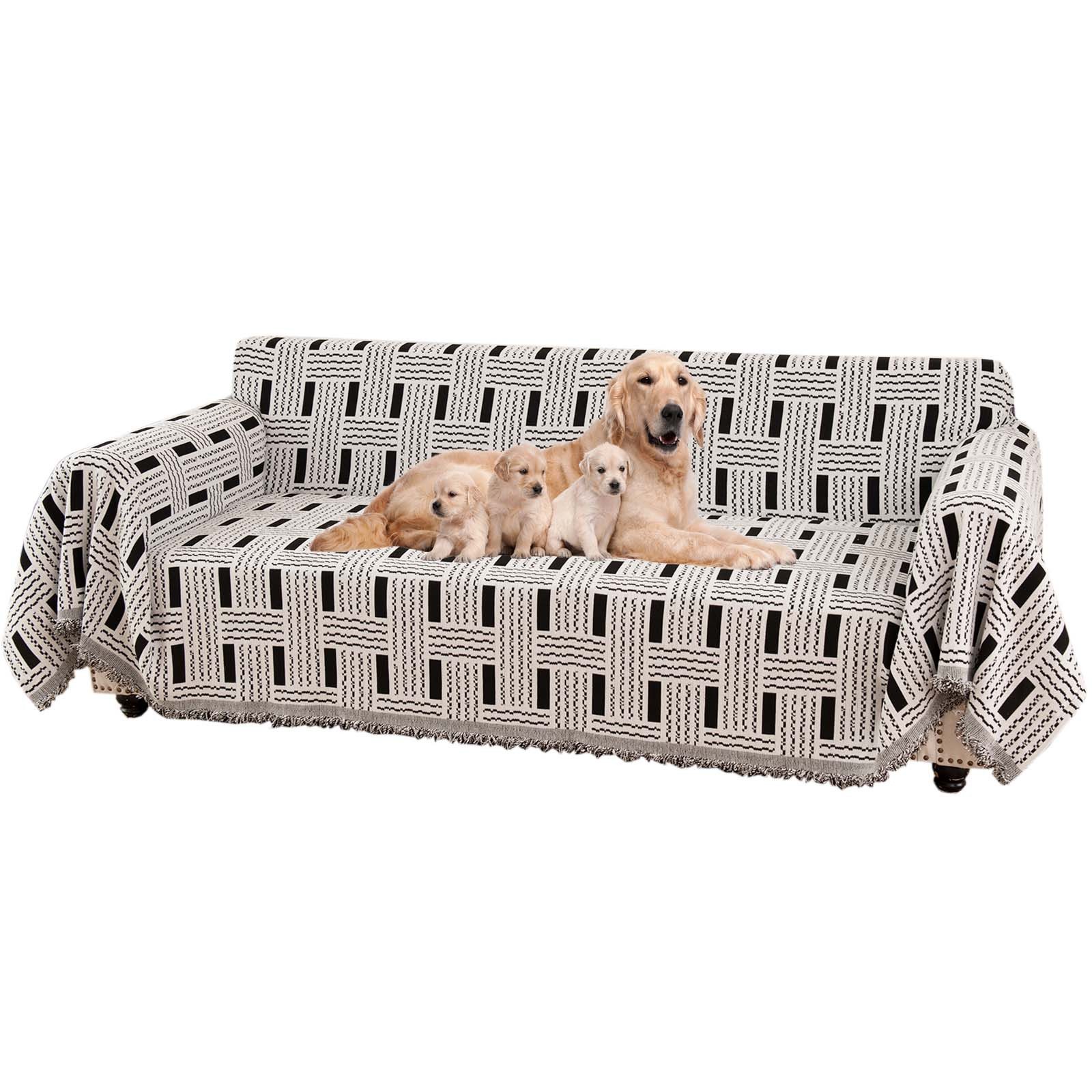 BTTO Ecksofahusse Sofadecke Chenille L Form,Sofa günstig online kaufen