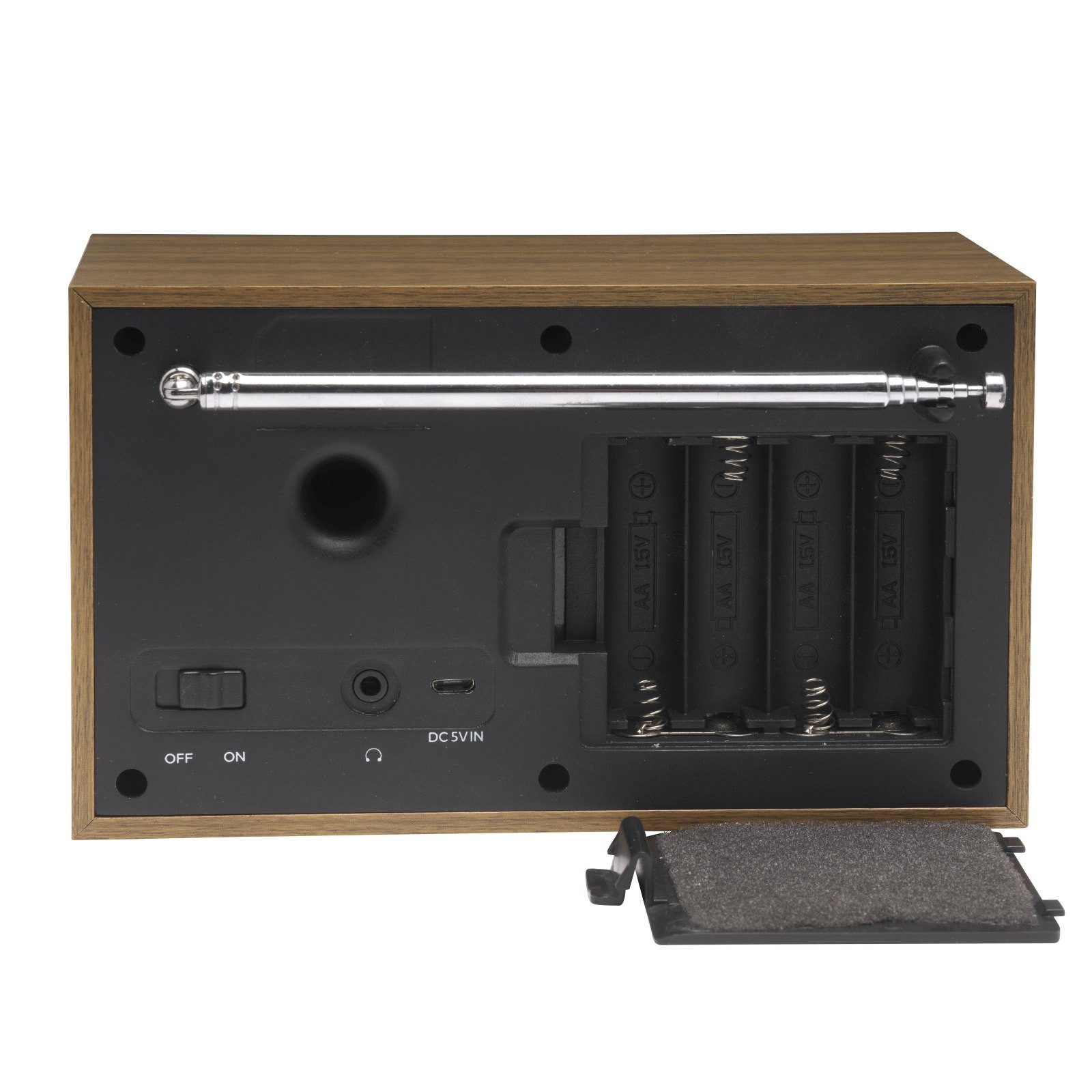 Denver DAB-46 DGR – Kompaktes DAB+ Digitalradio im stilvollen Design Digitalradio (DAB) (2 W)