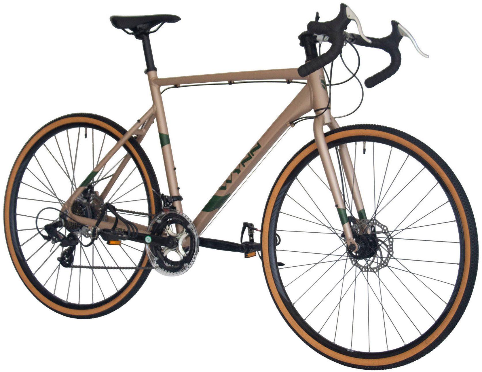 WYNN Gravelbike GRL5.0, 14 Gang Shimano Tourney Schaltwerk, Kettenschaltung