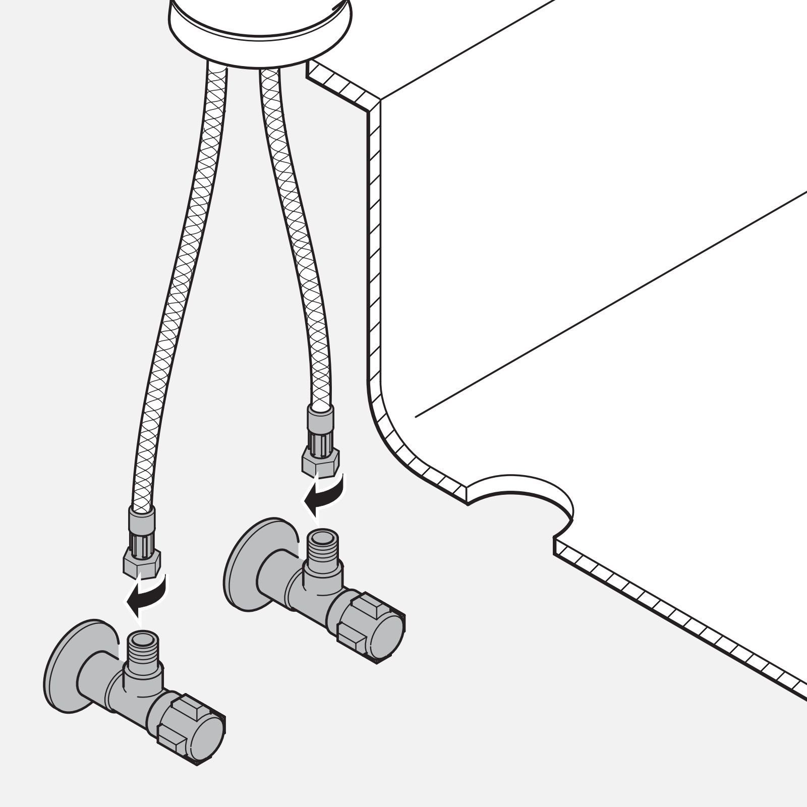 SO-TECH® Küchenarmatur Chrom Temperaturbegrenzung Hochdruck Spültischarmatur, Wasserparfunktion Einhebelmischer mit (1-St) und poliert MATTEA