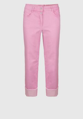 bianca Stretch-Jeans MELBOURNE mit modischem, umgeschlagenen Saum in Trendfarben