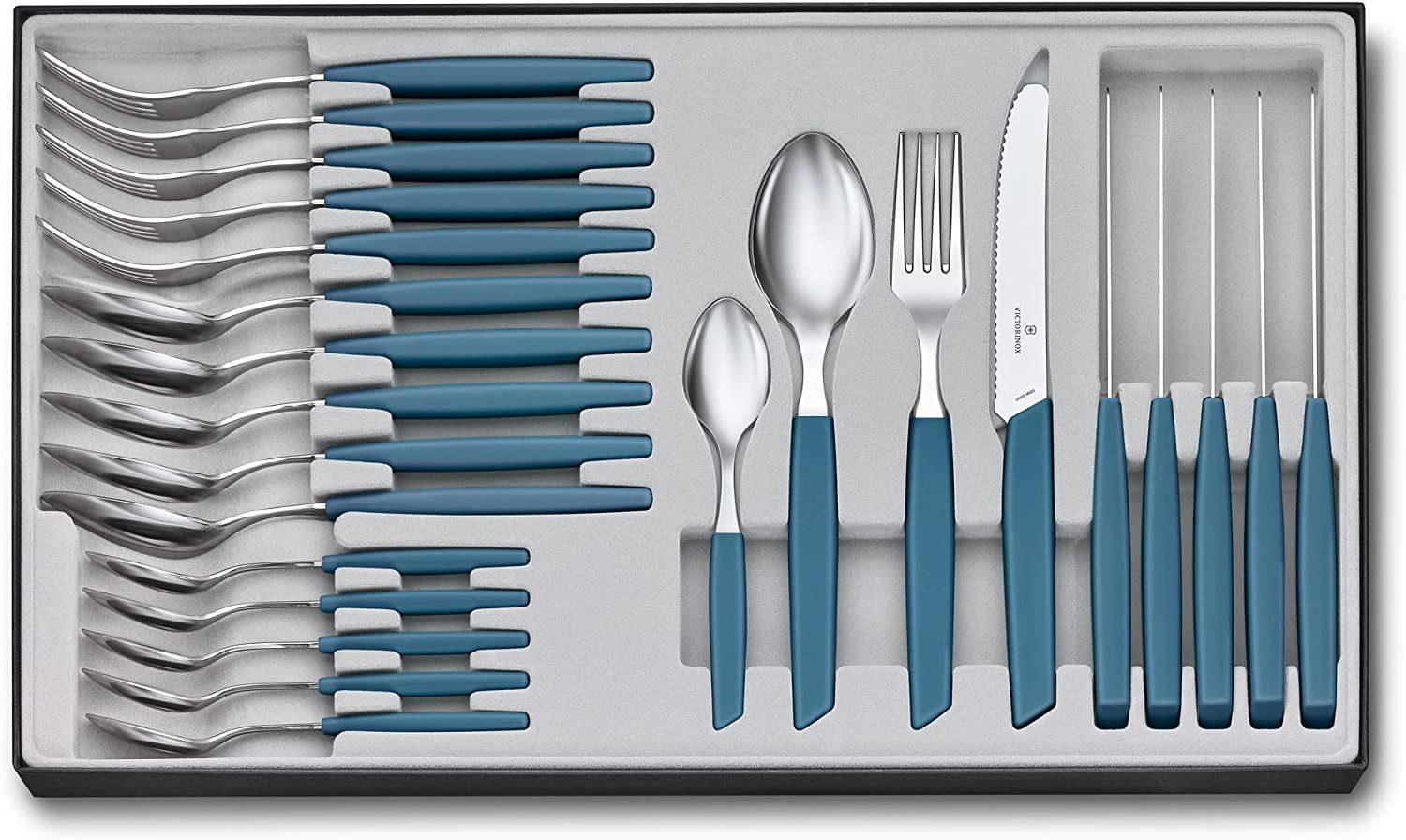 Victorinox Besteck-Set Victorinox, Besteck Set Swiss modern 24teilig (1-tlg), Klingenstahl