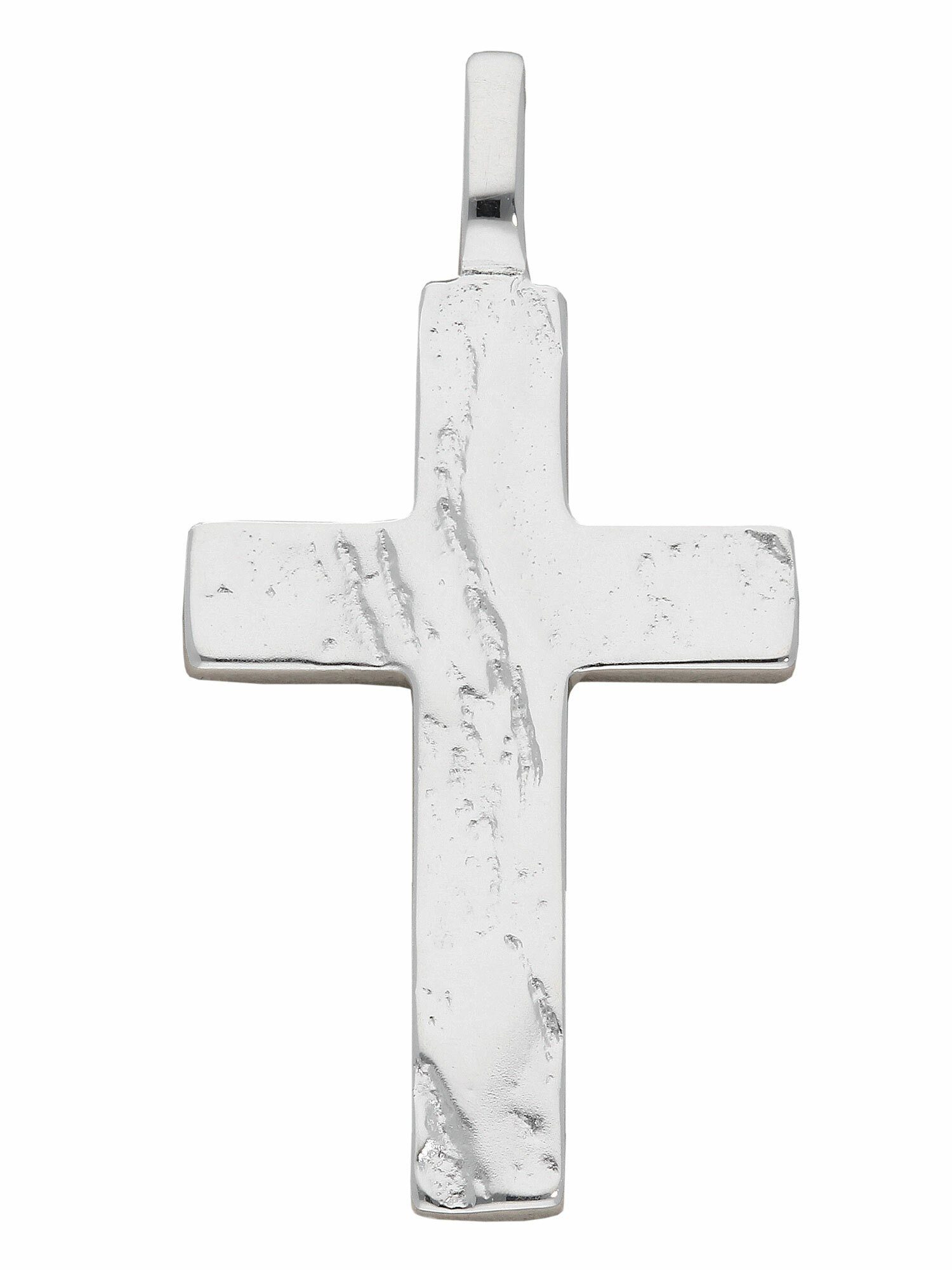 Adelia´s Kettenanhänger 925 Silber Kreuz Anhänger, Silberschmuck für Damen  & Herren, Maße - Breite 15,9 mm - Höhe 23,9 mm