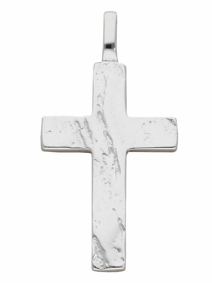 Adelia´s Kettenanhänger 925 Silber Kreuz Anhänger, Silberschmuck für Damen  & Herren, Maße - Breite 15,9 mm - Höhe 23,9 mm