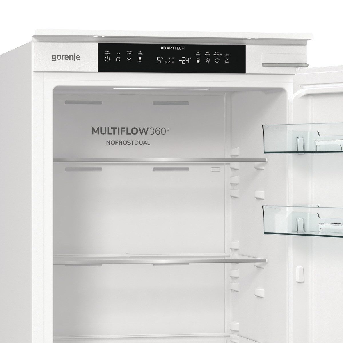 GORENJE Einbaukühlgefrierkombination NRKI517E41, 177,2 cm hoch, 54 cm breit – Bild 4 von 5