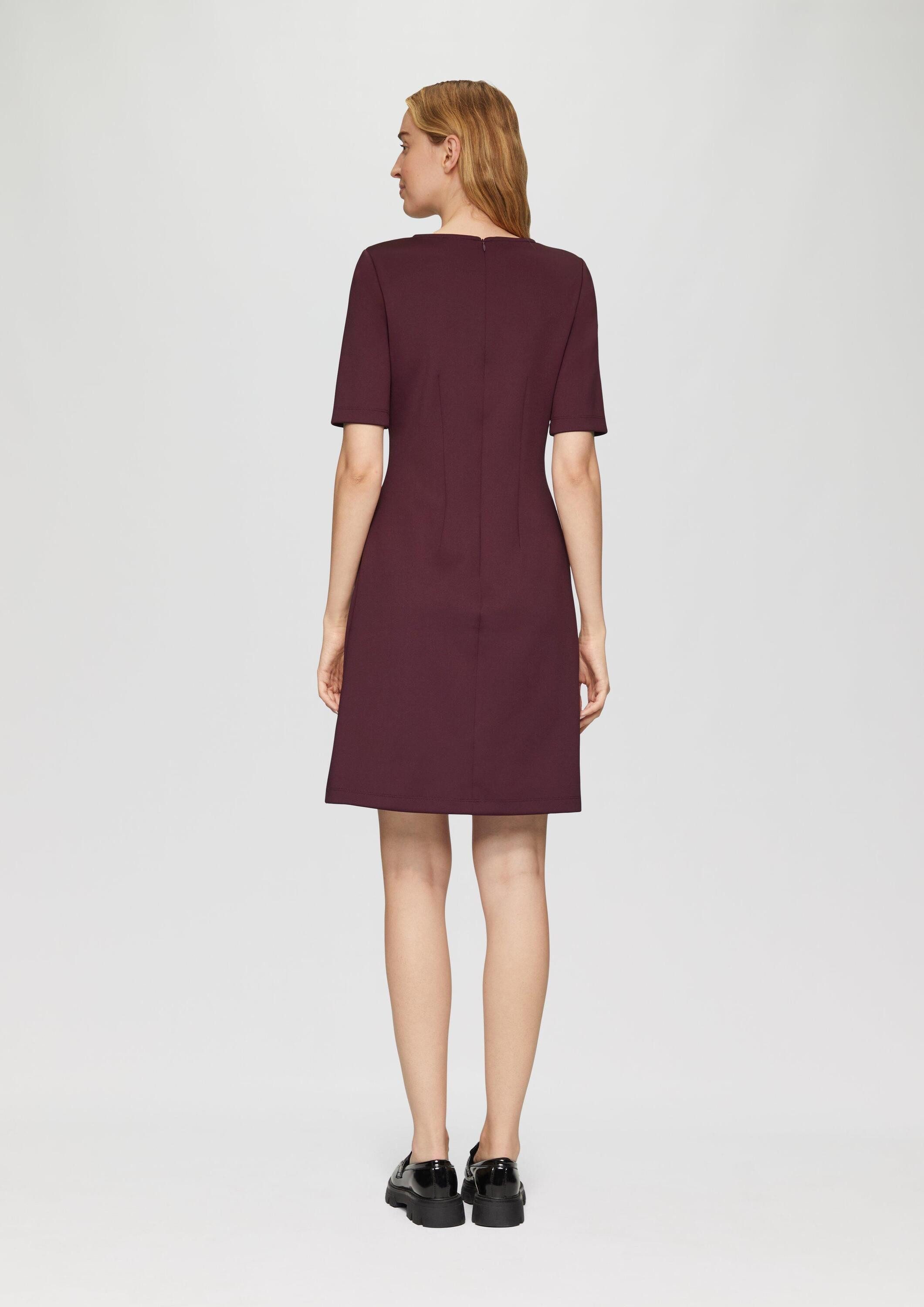 s.Oliver Minikleid Kleid Kurzes Etuikleid mit Teilungsnähten