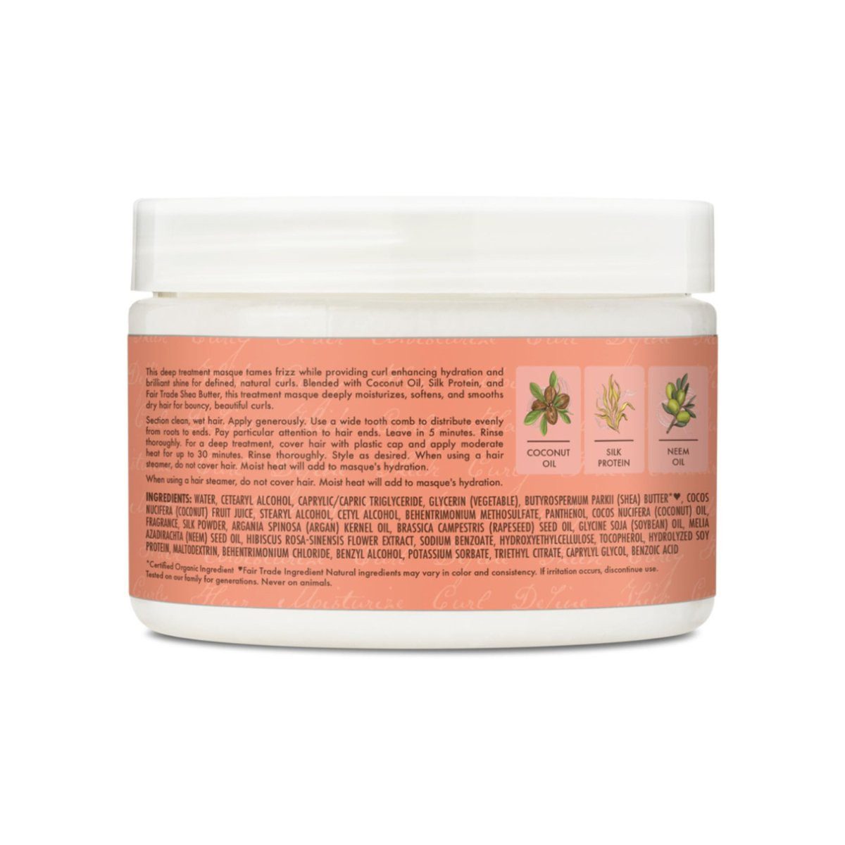 Shea Moisture Haarkur Shea Moisture Coconut Hibiscus Curl Shine Hair Masque 340g