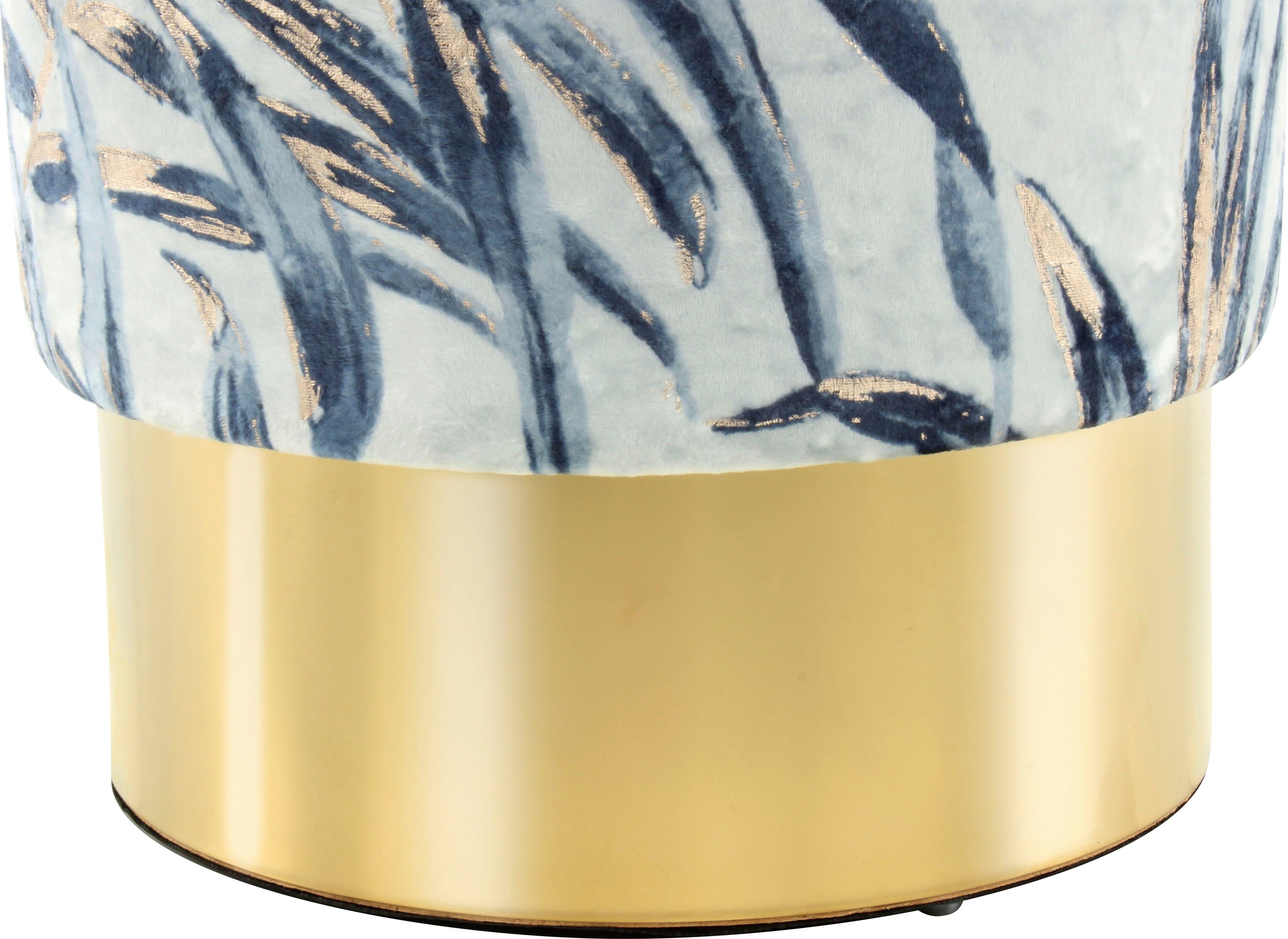 | blau/gold facettenreich, blau/gold Kayoom Gipsy vielfältig platzsparend, (1 St), einsetzbar Sitzhocker 225