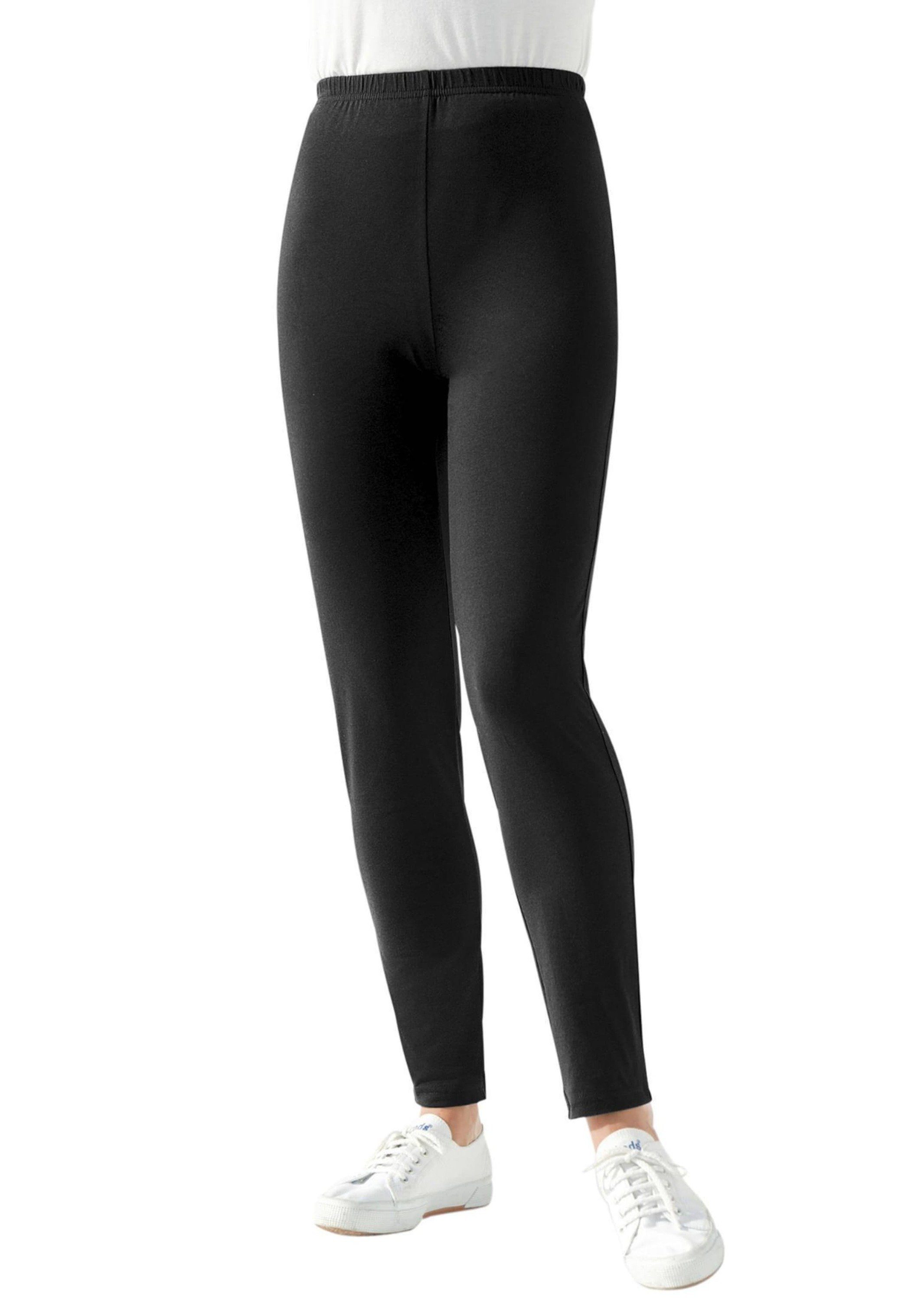 GOLDNER Thermoleggings Kurzgröße: Bequeme Leggings schwarz