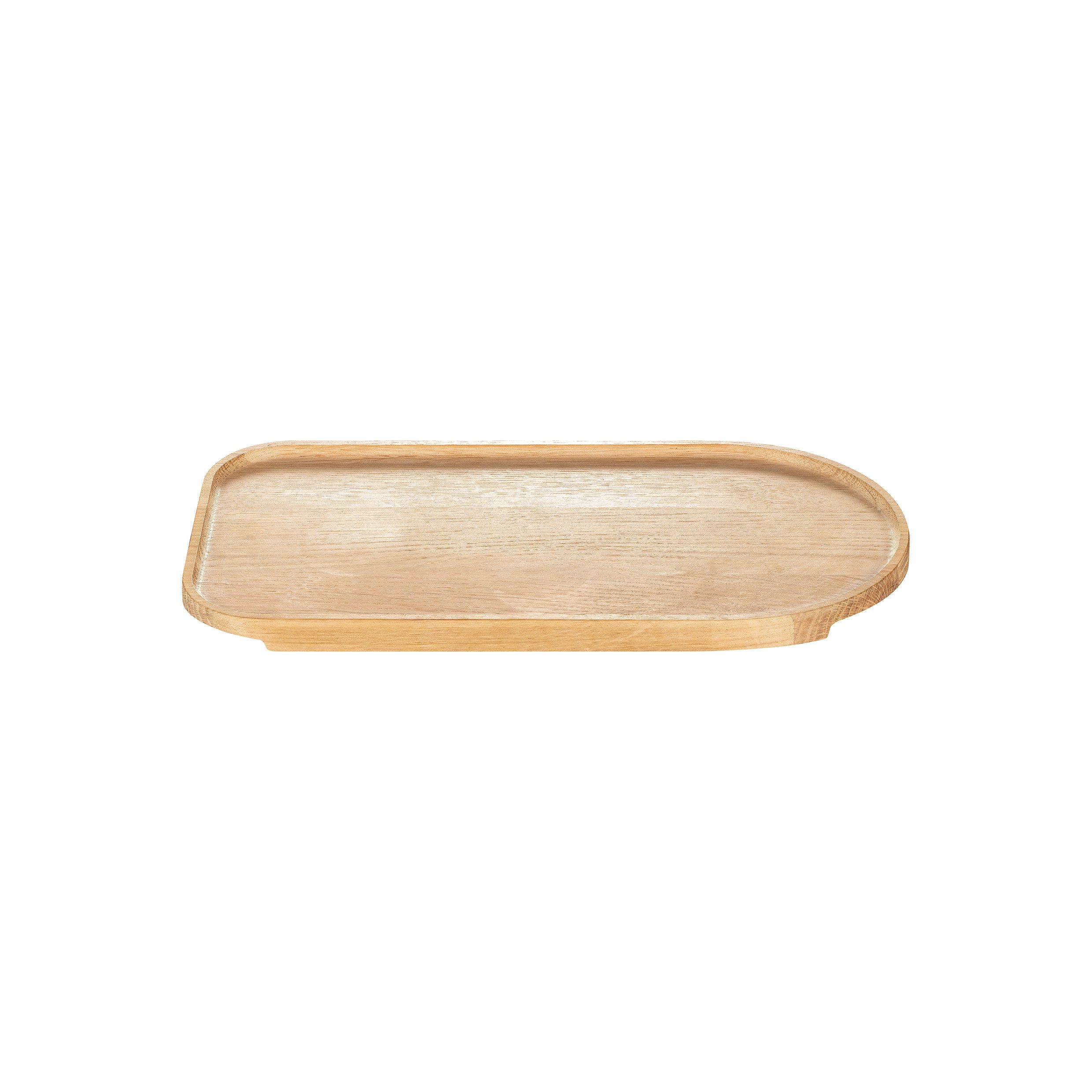 blomus Schneidebrett -ZEN- Servierbrett, Küchenbrett: Modernes Holzdesign, (1-St), Eichenholz, Geometrische Form, Beidseitige Verwendung