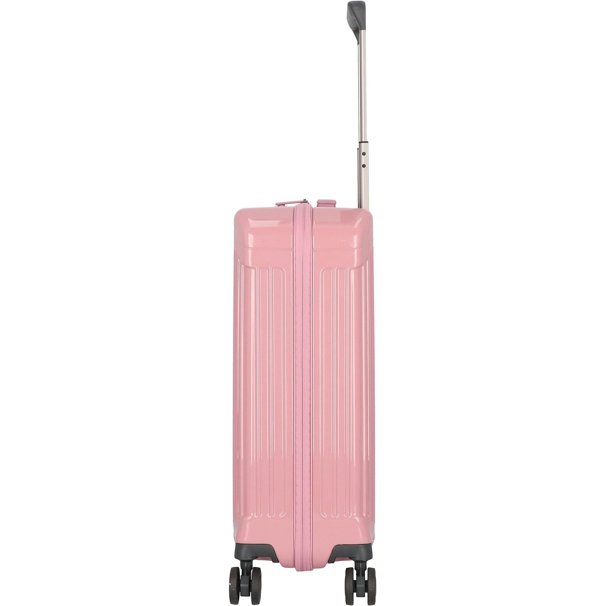 pink Polycarbonat 4 Piquadro Rollen, Handgepäck-Trolley PQ-Light,