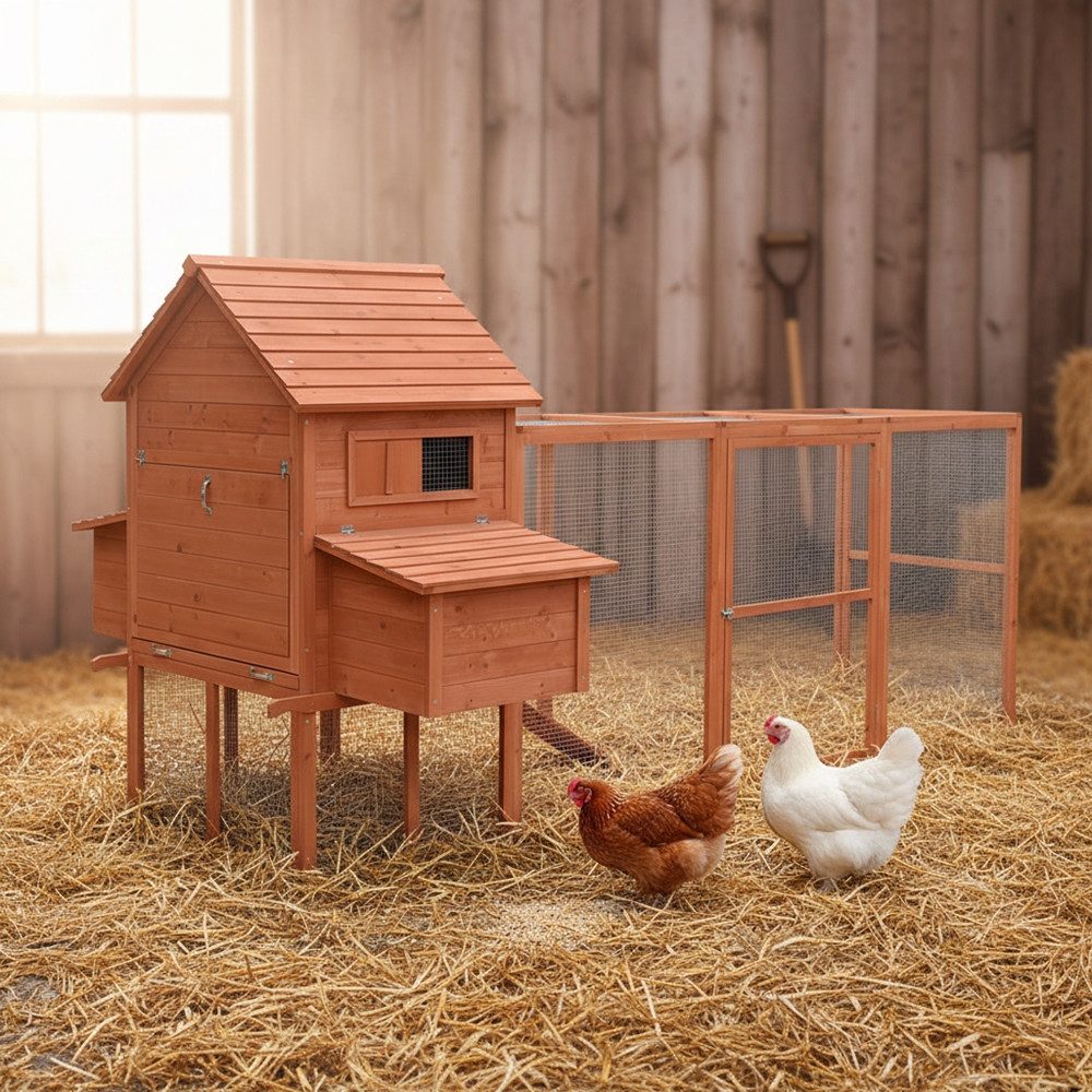 Melko Hühnerstall Geflügelstall Hasenstall Kaninchenkäfig Hühnerhaus Hühner günstig online kaufen