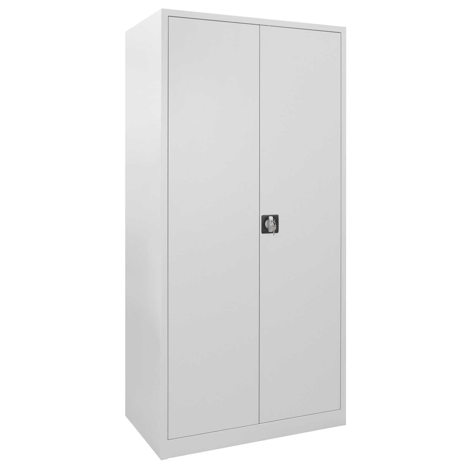 ADB Mehrzweckschrank Flügeltürenschrank mit 4 Fachböden (BxHxT) 920 x 1950 x 500 mm