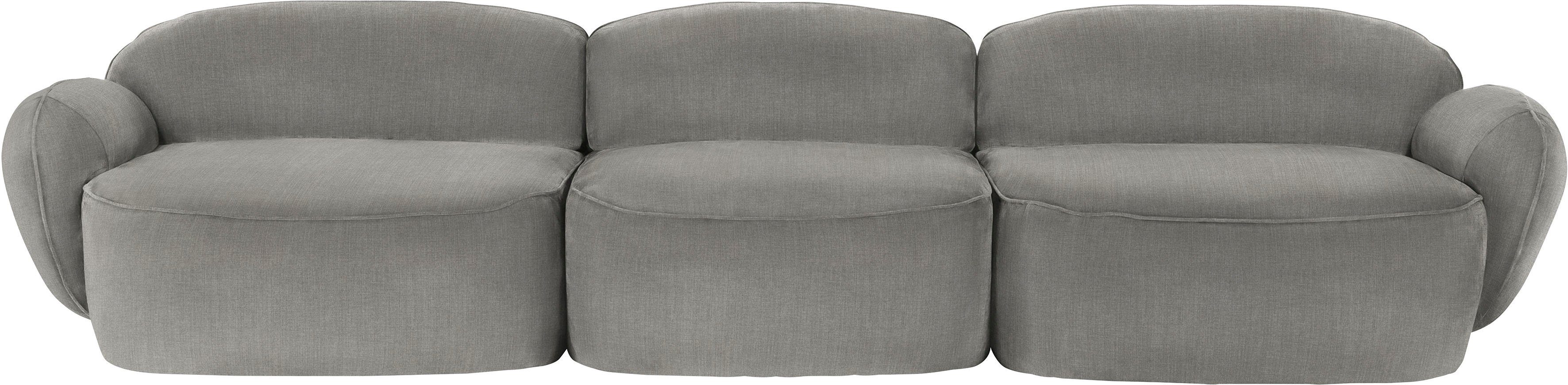 furninova 3,5-Sitzer Bubble, komfortabel durch Memoryschaum, im skandinavischen Design