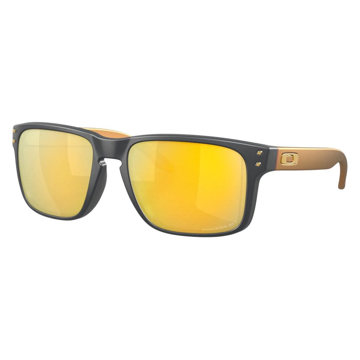 Oakley Sonnenbrille Holbrook Polarisiert (Glasfarbe: Prizm 24k polarized) matt carbongrau
