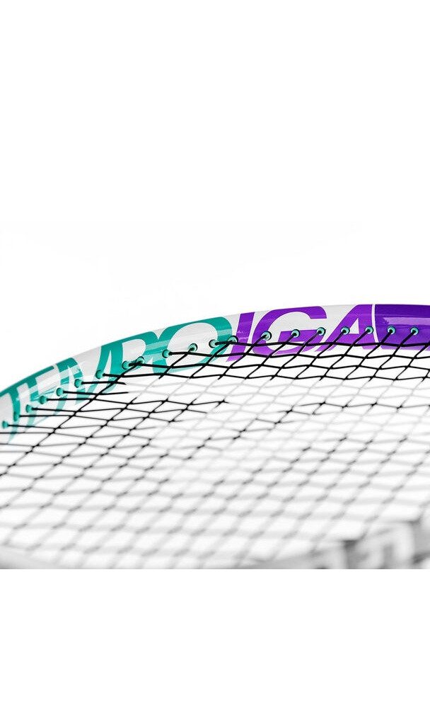 Tecnifibre Tennisschläger Tempo Iga 23in/200g (6-9 Jahre) 2025 weiss/violett - besaitet