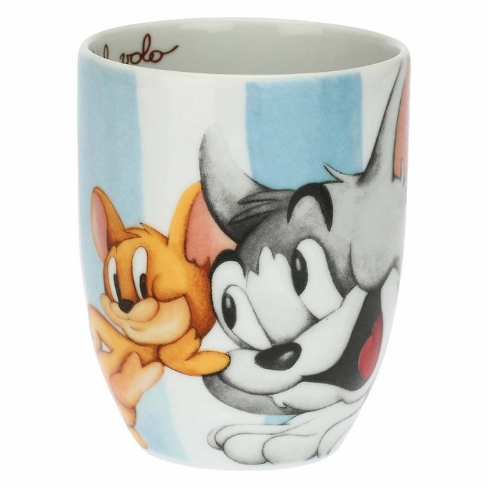 THUN SpA Tasse Tasse Becher Tom und Jerry Warner Bros® 300ml Porzellan im Geschenkkarton mit THUN Zertifikat