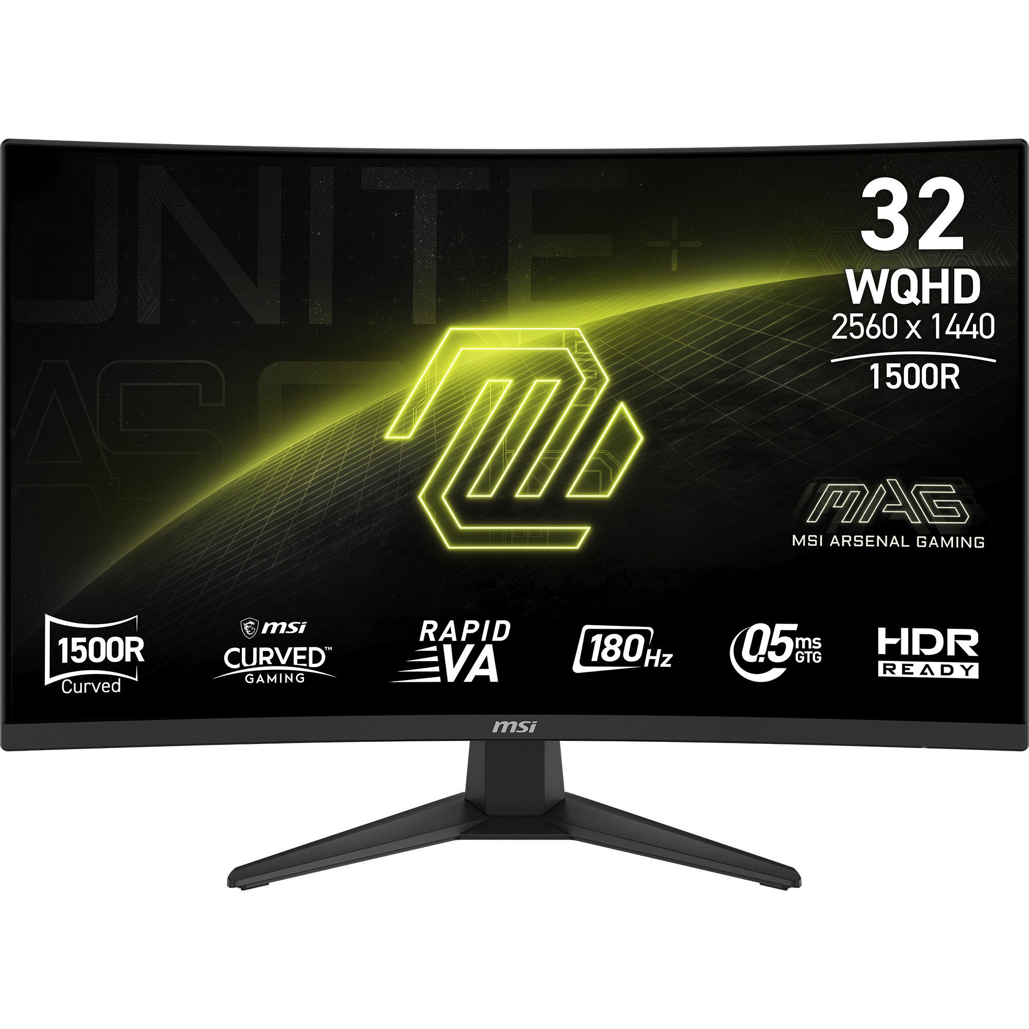 MSI MSI MAG 321CQFDE E18, Gaming-Monitor, (WQHD, TFT-Monitor (2560 x 1440 px, 0.5 ms Reaktionszeit)