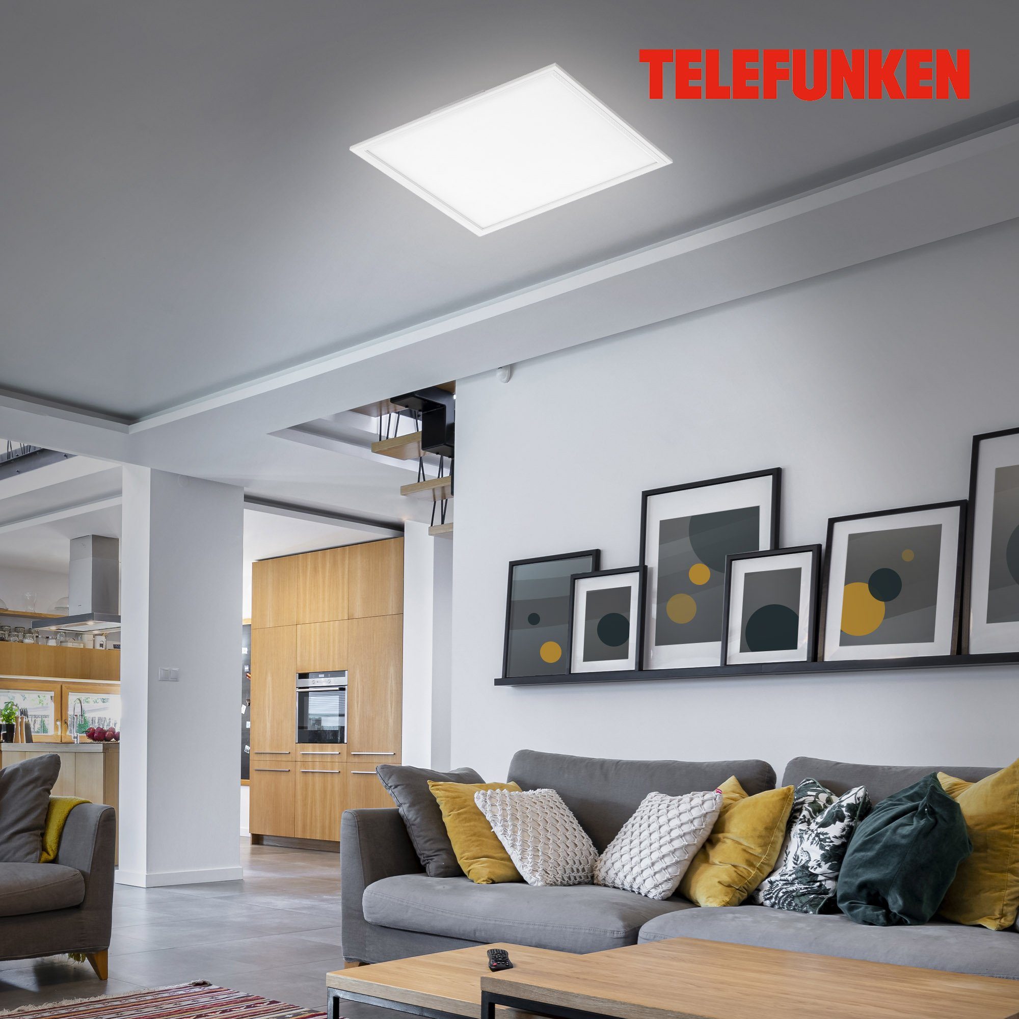 Telefunken LED Deckenleuchte 308806TF, mit Leuchtdauer mit fest Bewegungssensor, mit einstellbar Dämmerungssensor, LED Radius integriert, einstellbar, Empfindlichkeit Bewegungsmelder, Sensor einstellbar, von Neutralweiß