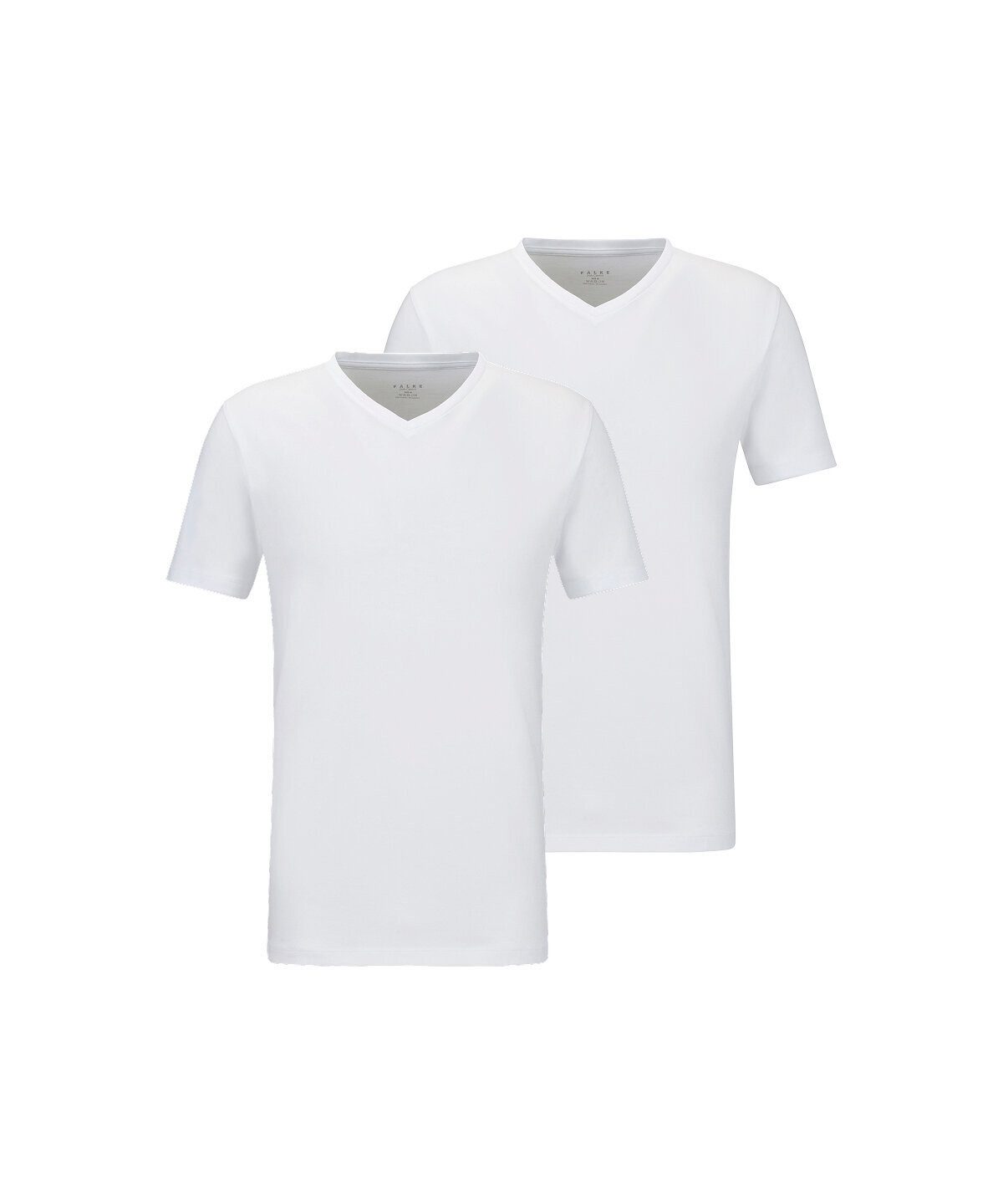 FALKE Unterziehshirt FALKE T-Shirt Daily Comfort Herren (2-St., 2) Softe Baumwolle mit Elasthan