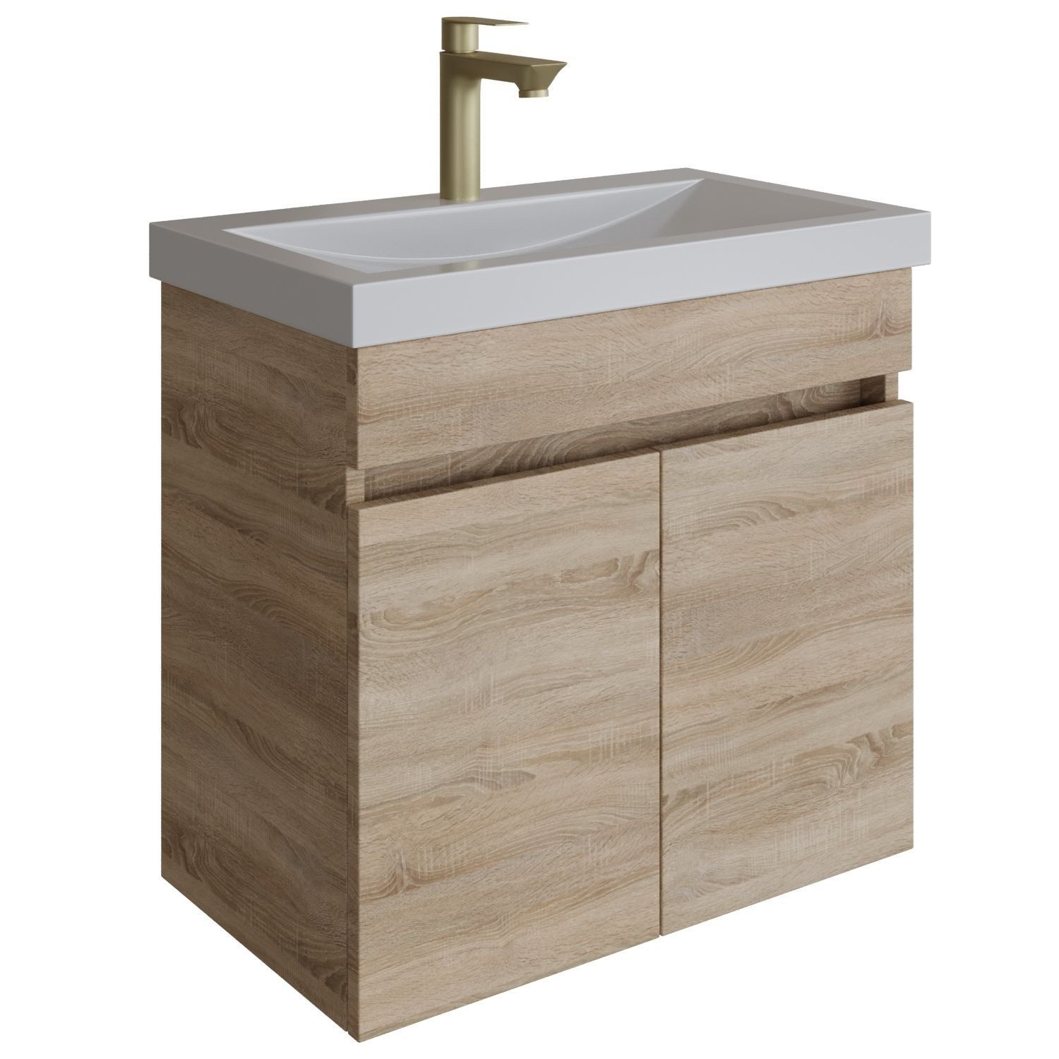 Planetmöbel Waschtisch-Set Waschtischunterschrank 63cm