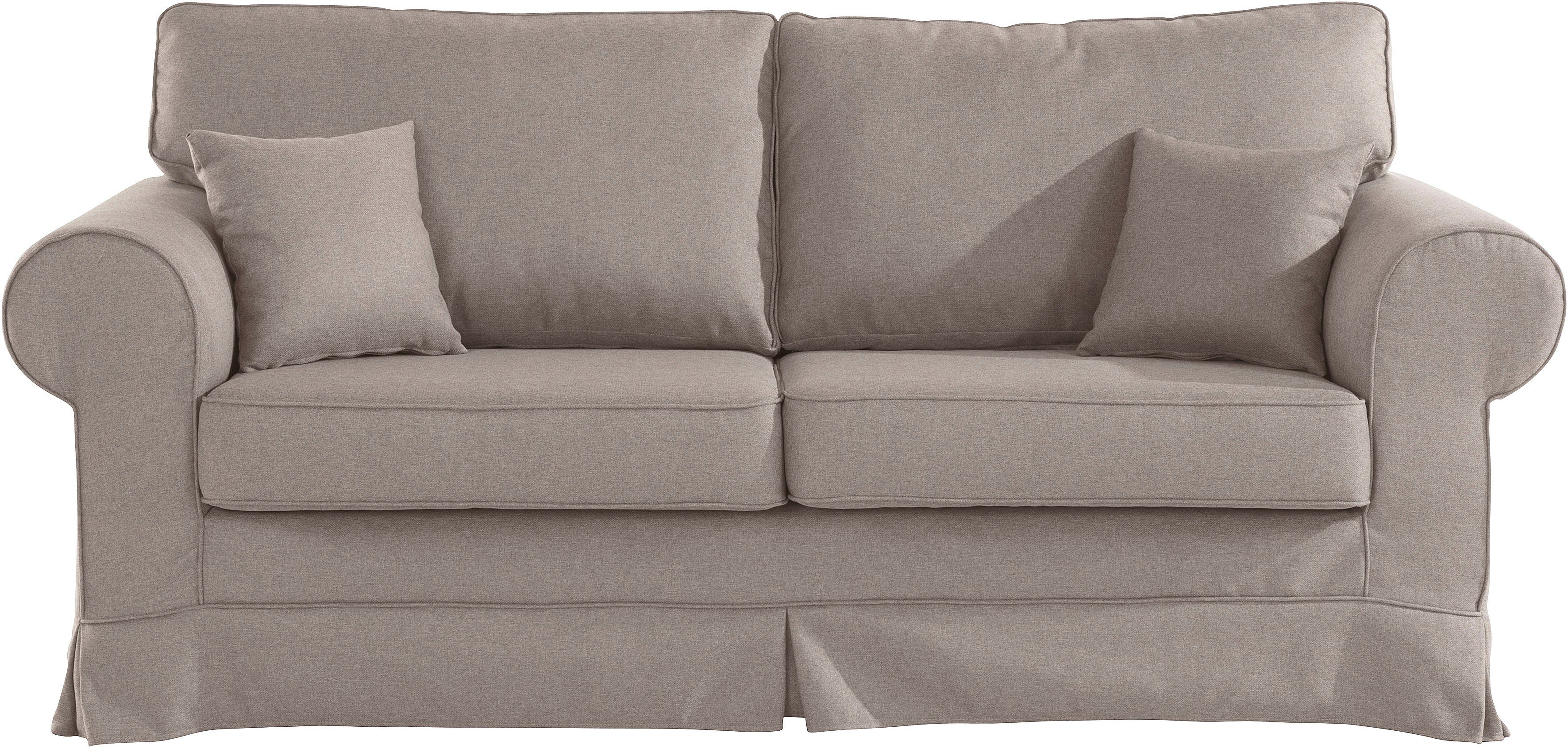 OTTO home 3-Sitzer Shadmoor, Hussenoptik, in uni oder mit Blumendruck