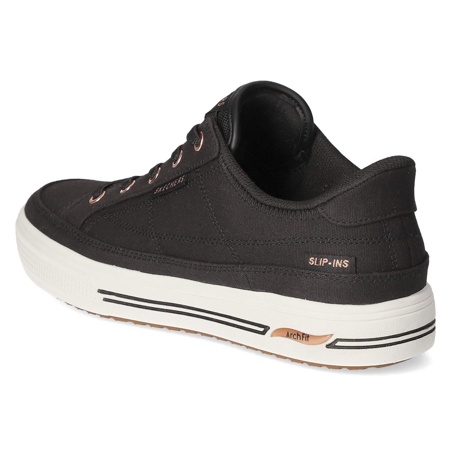 Skechers Skechers 177197 BLK Damen Textil black Schnürschuh