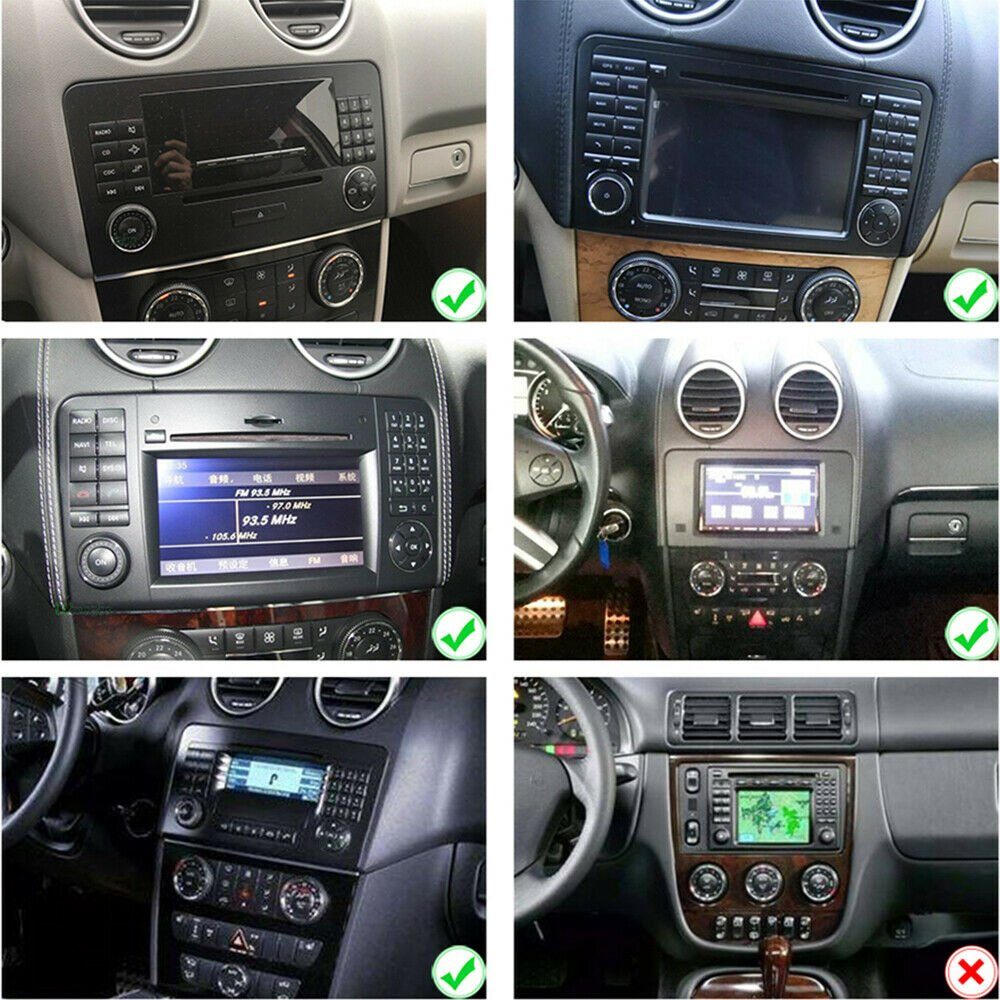 GABITECH Autoradio GPS NAVI Android Autoradio Mercedes für X164 Benz ML350 W164 GL320