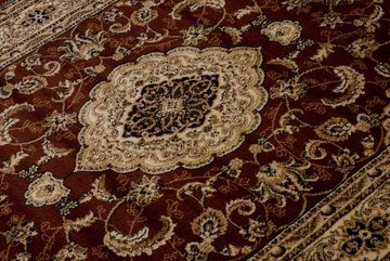Orientteppich Oriente Teppich - Traditioneller Teppich Orient Braun, Mazovia, 60 x 100 cm, Geeignet für Fußbodenheizung, Pflegeleicht, Wohnzimmerteppich