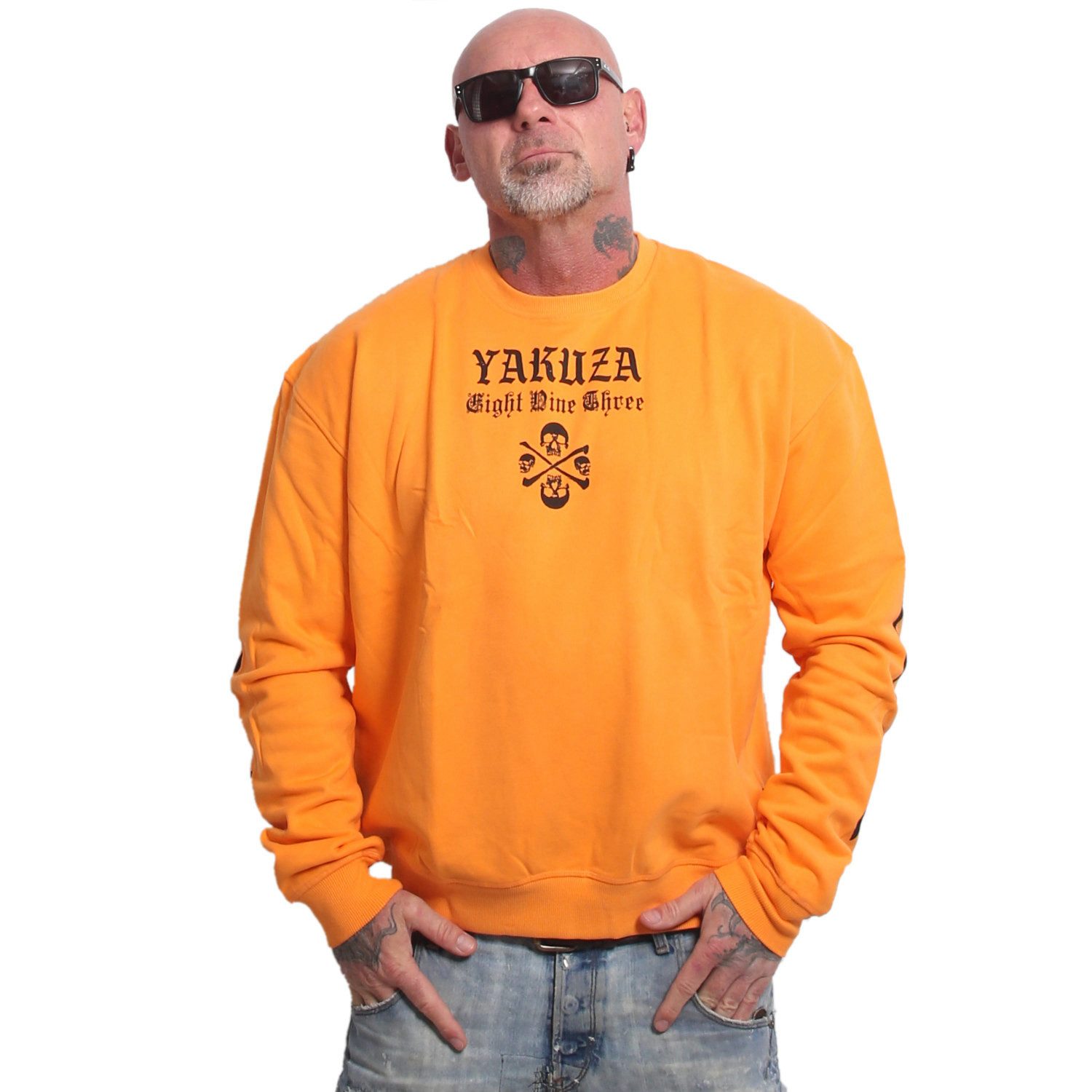 YAKUZA Sweatshirt 3RD im Oversized Look