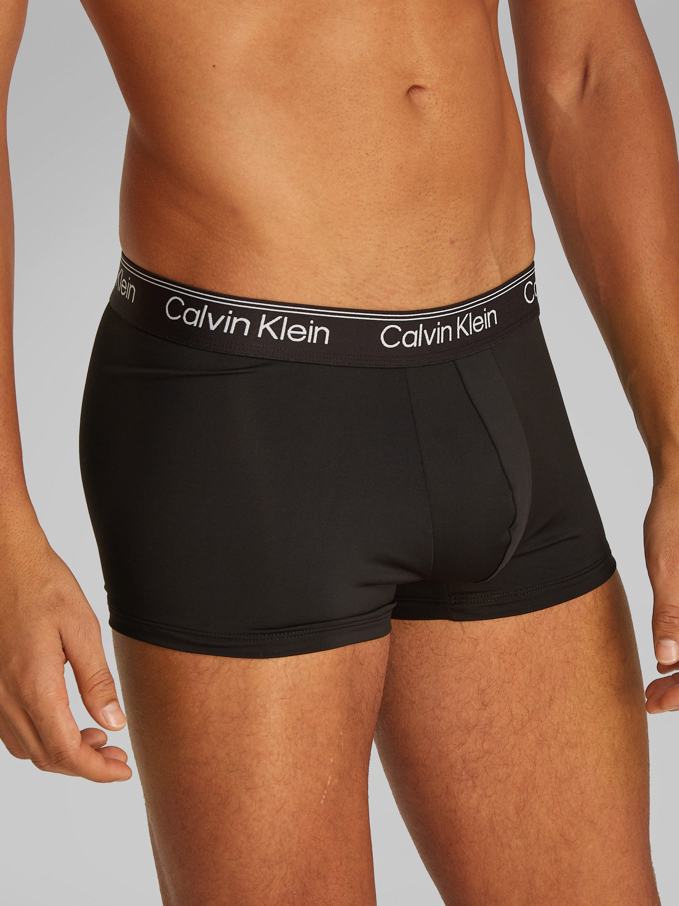 Calvin Klein Underwear Trunk LOW RISE TRUNK 3PK (Packung, 3-St., 3er) mit Logo-Stretchbund