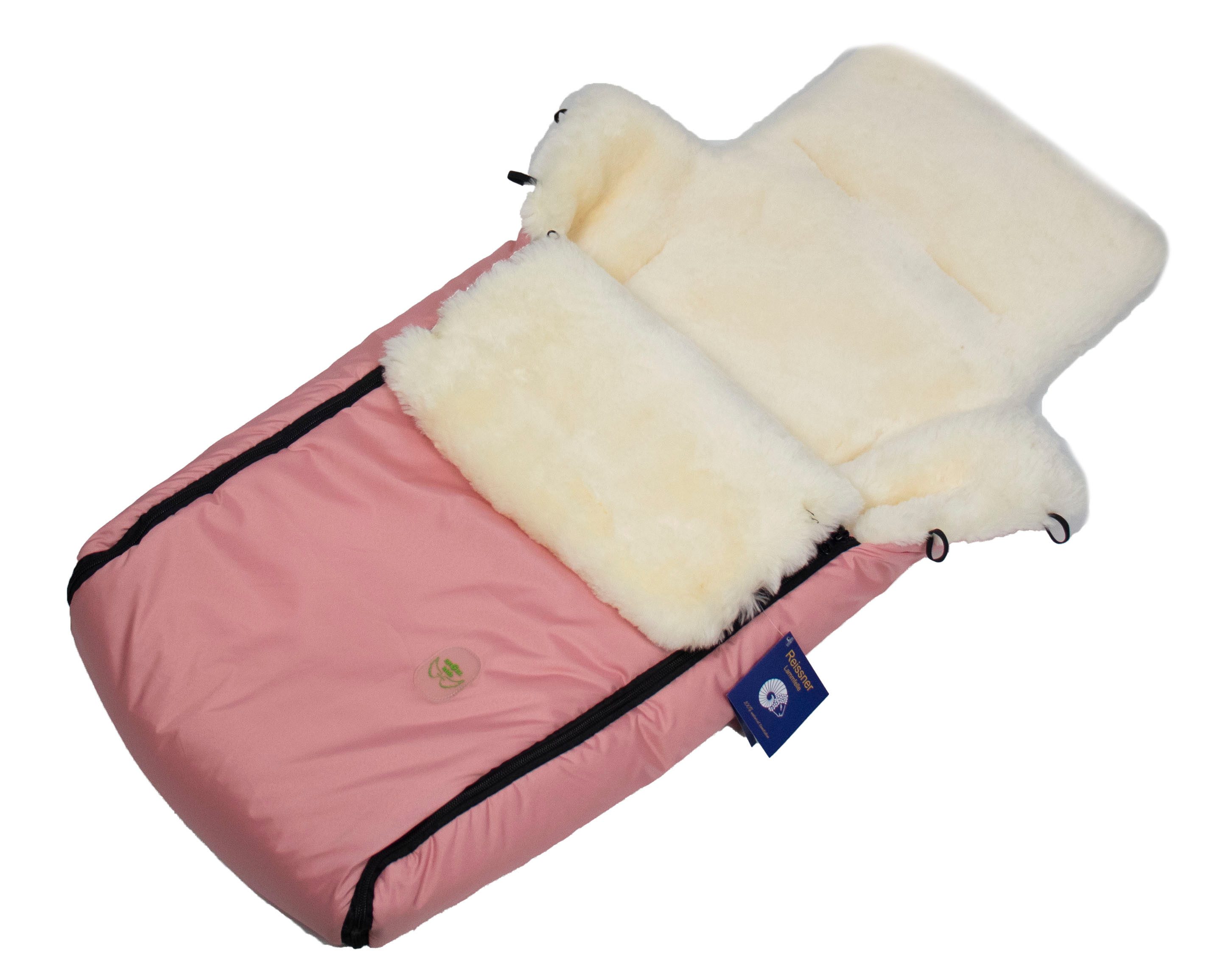 Reissner Lammfelle Fußsack Lammfell Babyfußsack KESSY für Kinderwagen und Buggy