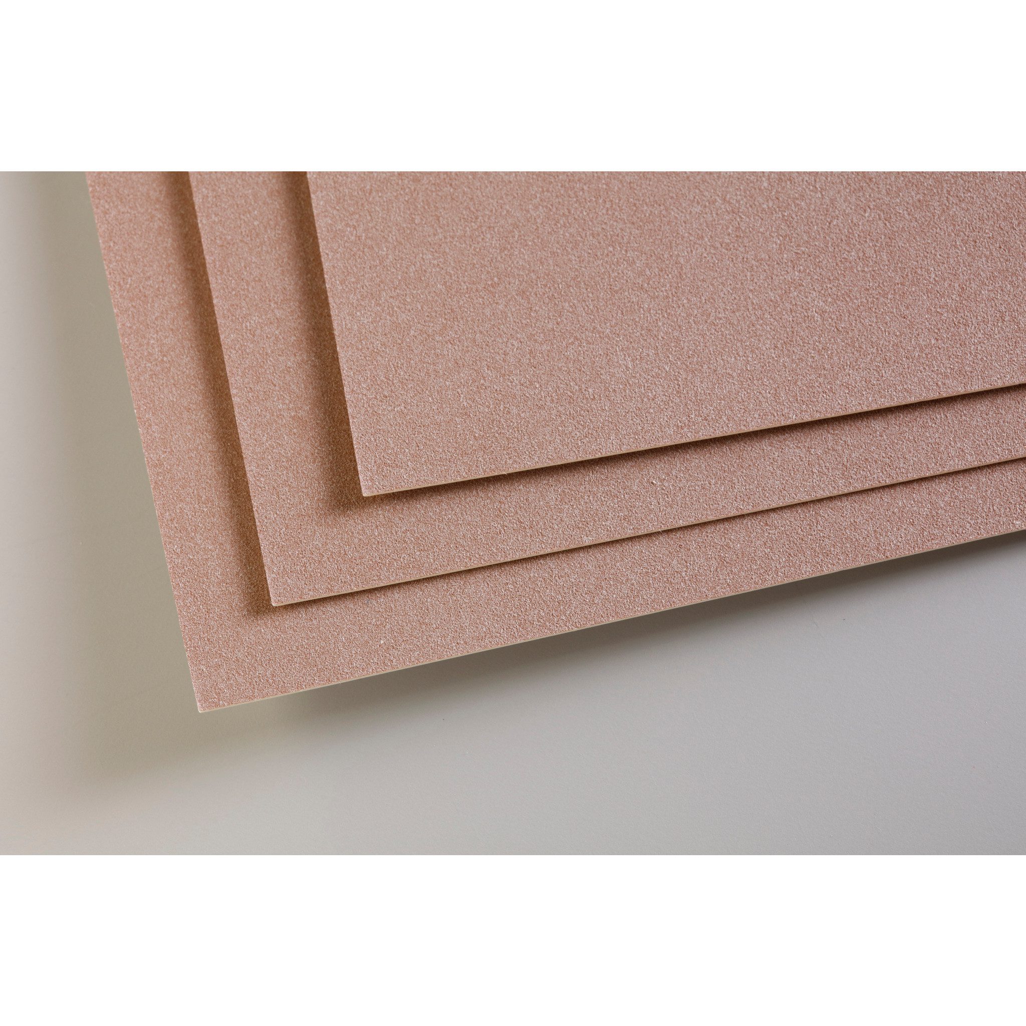 CLAIREFONTAINE Zeichenpapier Pastelmat Pastellmalerei, 5 Bogen 50x70 cm, 360g Braun 96011C, Kunst Clairefontaine