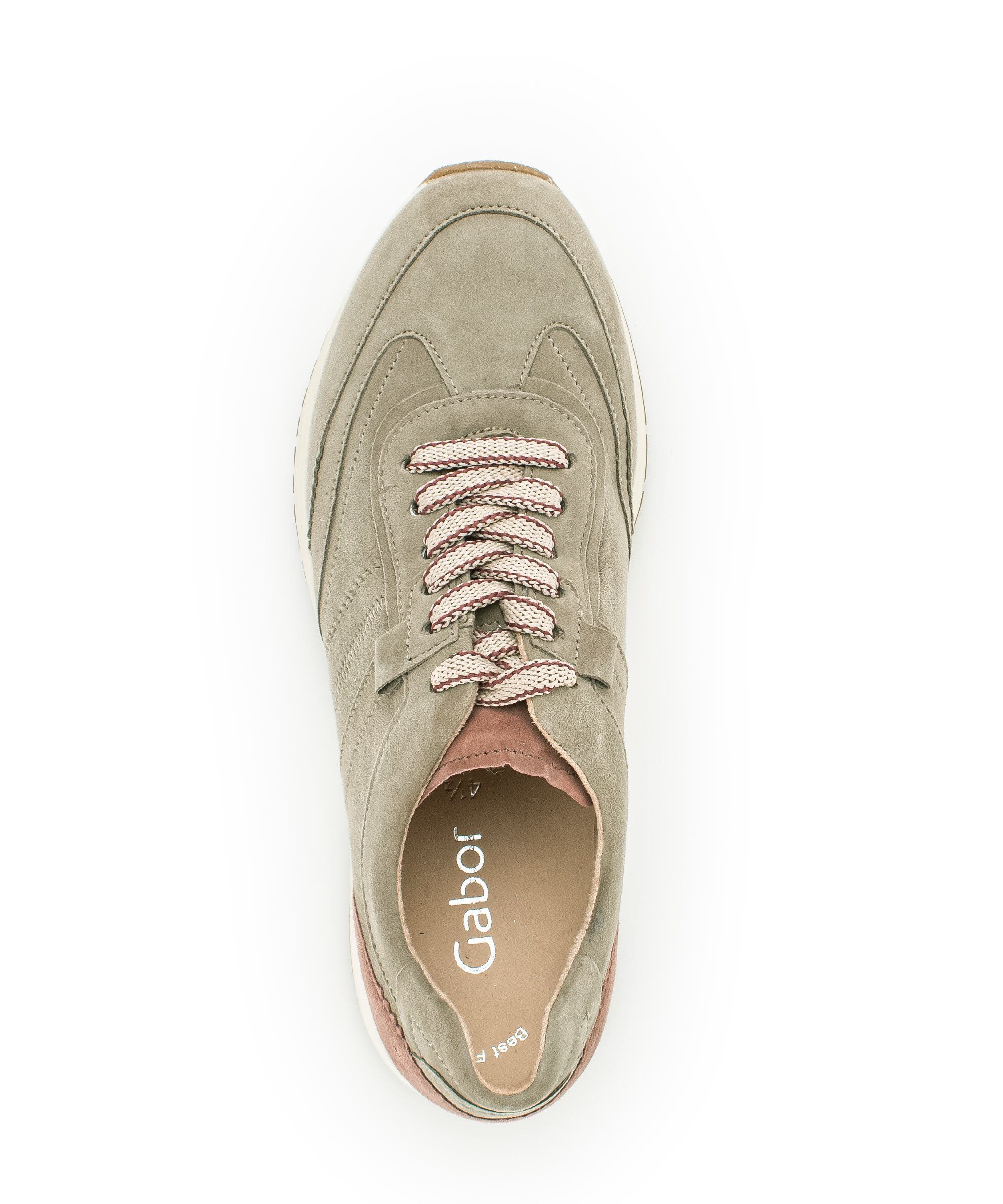 / 93.400.31 Gabor Sneaker (schilf/dusty rose Grün 31)