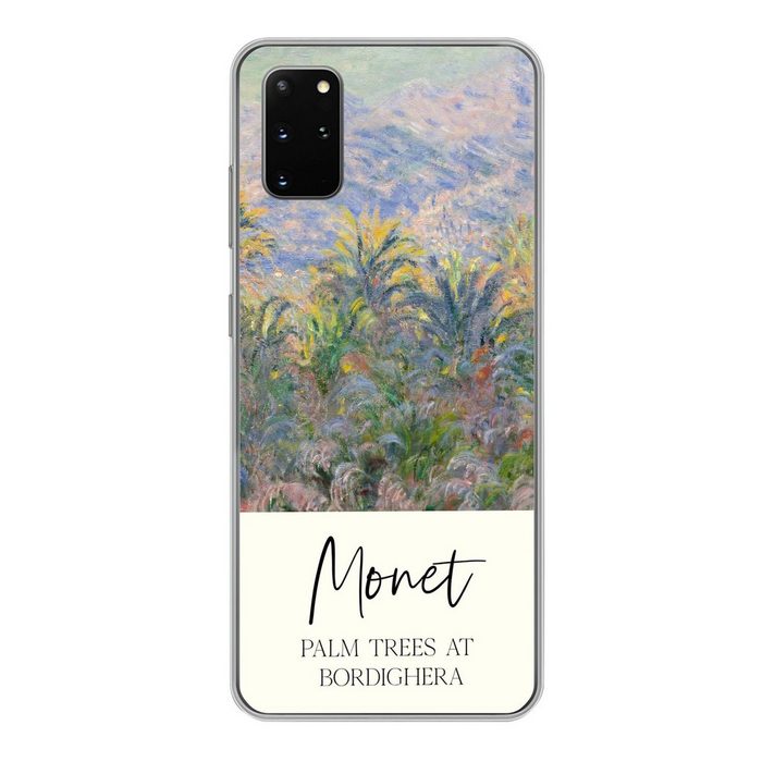 MuchoWow Handyhülle Monet - Kunst - Palmen in Bordighera Phone Case Handyhülle Samsung Galaxy S20 Plus Silikon Schutzhülle
