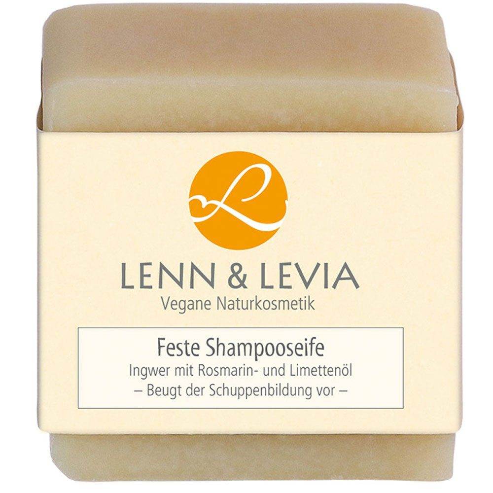 Lenn Rosmarin- Levia Shampooseife 100 und & g Feste Handseife Ingwer mit Limettenöl,