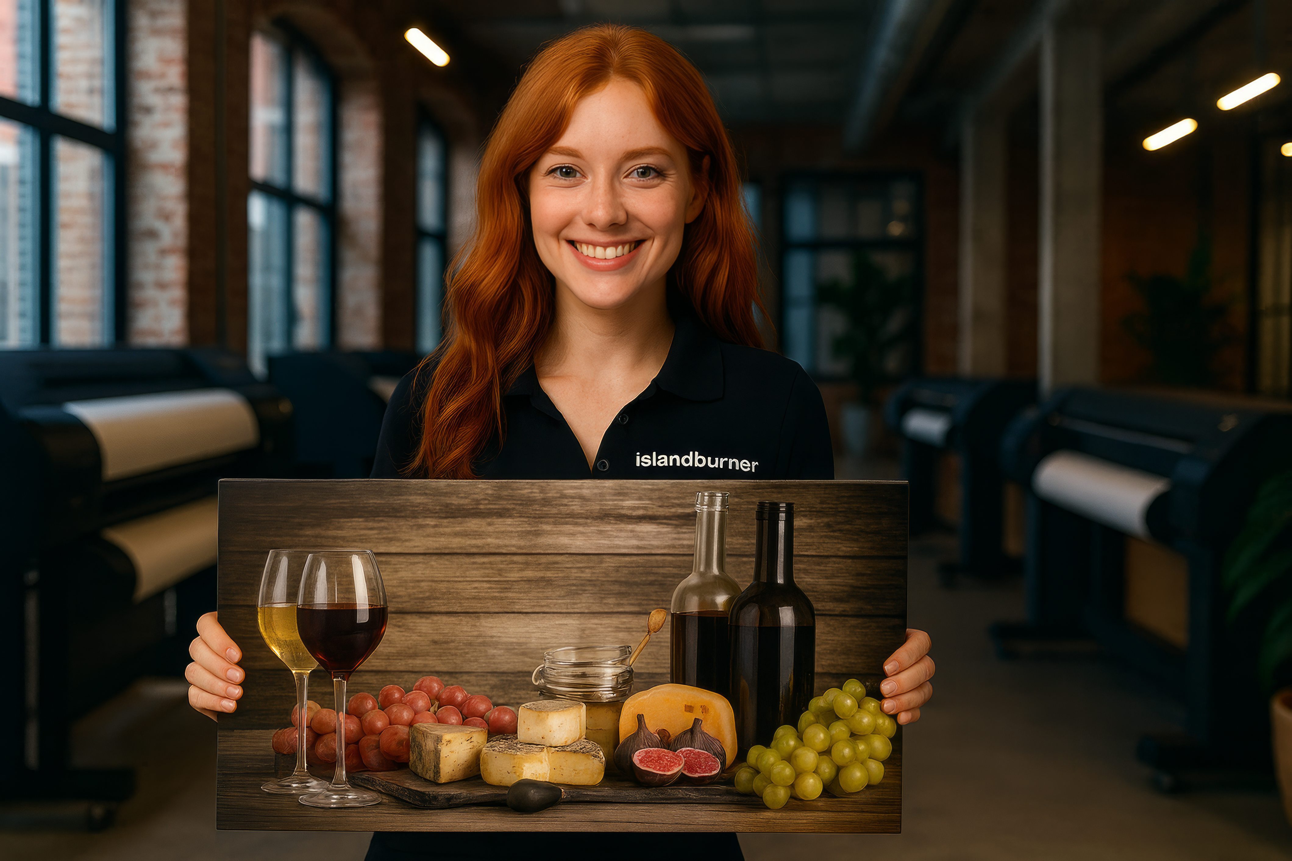 islandburner Poster Frühling in den Schweizer Alpen mit Tulpenfeld Wandbild