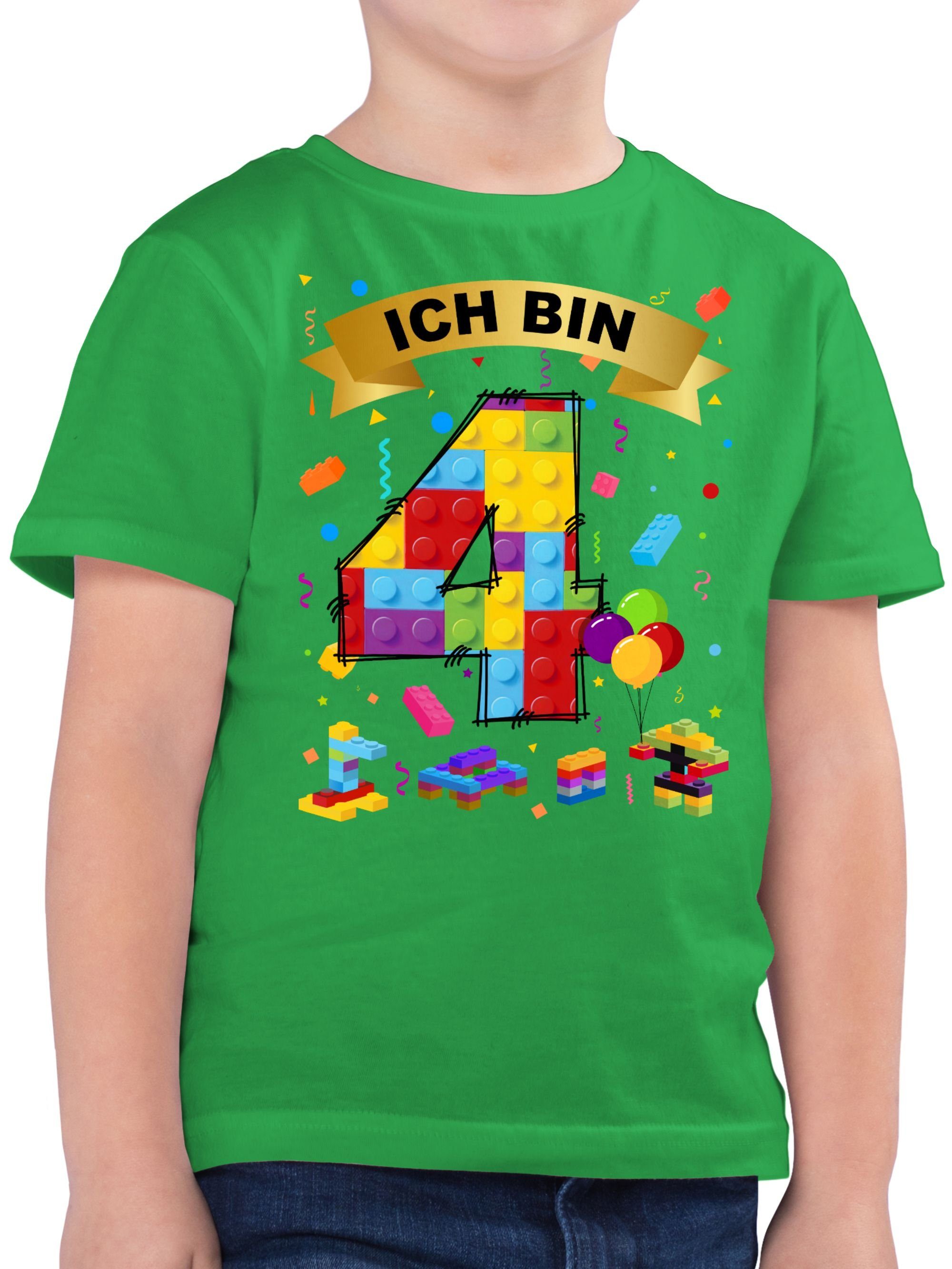 T-Shirt Ich bin 4 Bausteine