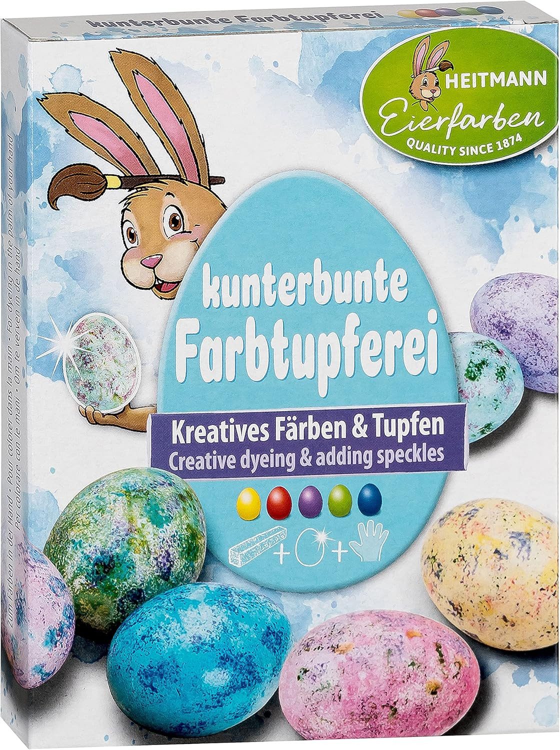 BRAUNS HEITMANN Osterei 1x Heitmann Eierfarben - Kunterbunte Farbtupferei (1 St)