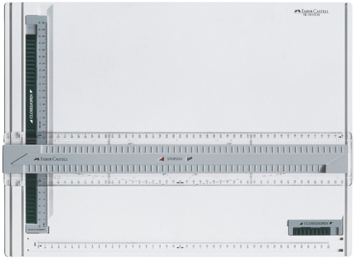 Faber-Castell Zeichenschablone Zeichenplatte TK-System A3