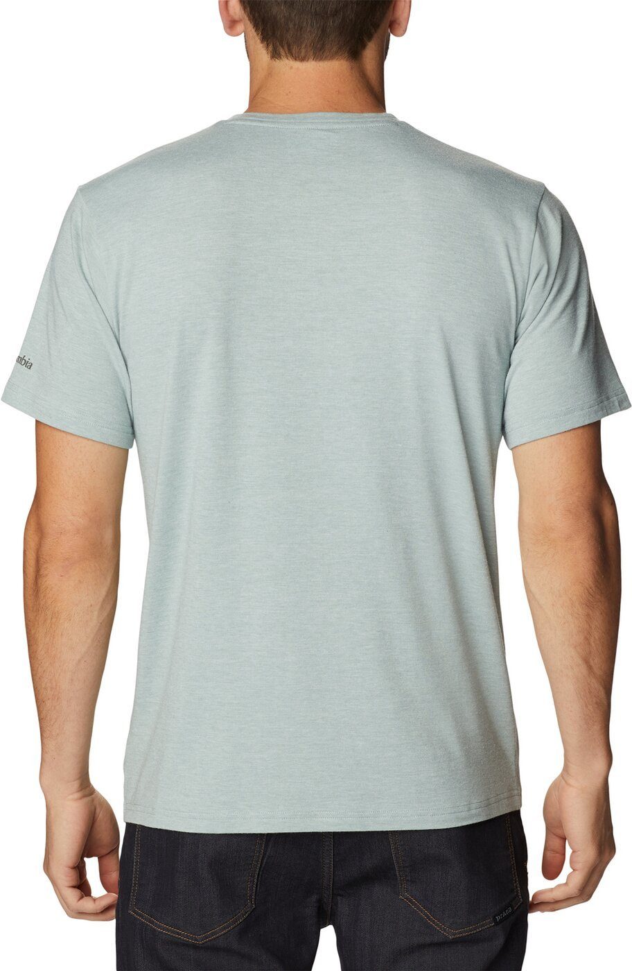 T-Shirt Sun Palmed Sleeve Hex Trek Columbia Niagara Graphic Men's Graphi Hthr, Short 351