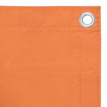furnicato Sonnenschirm Balkon-Sichtschutz Orange 120x300 cm Oxford-Gewebe