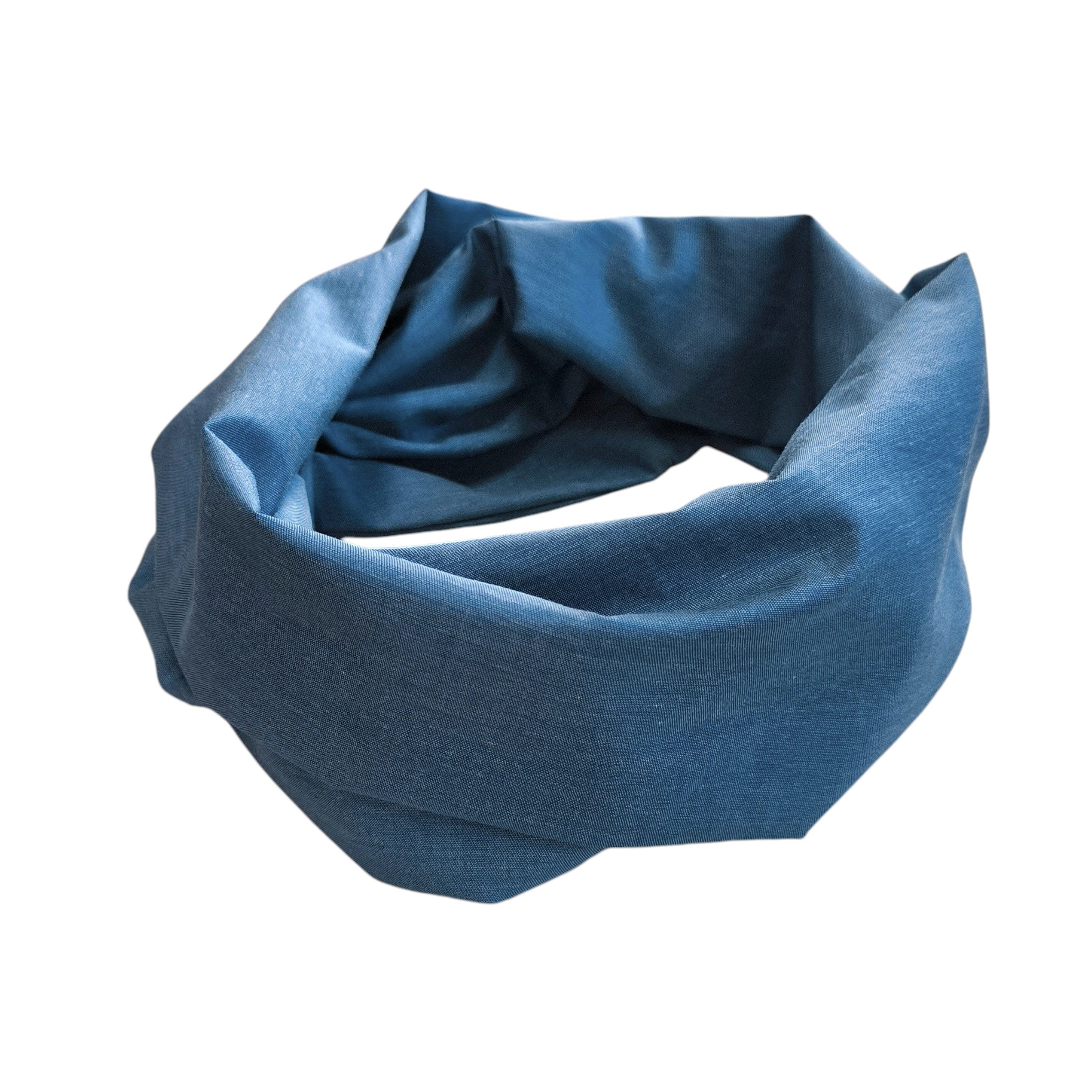 Britta Meier Loop Loop-Schal Baumwolle mit Seide Nähmanufaktur Britta Meier, Baumwolle mit Seide