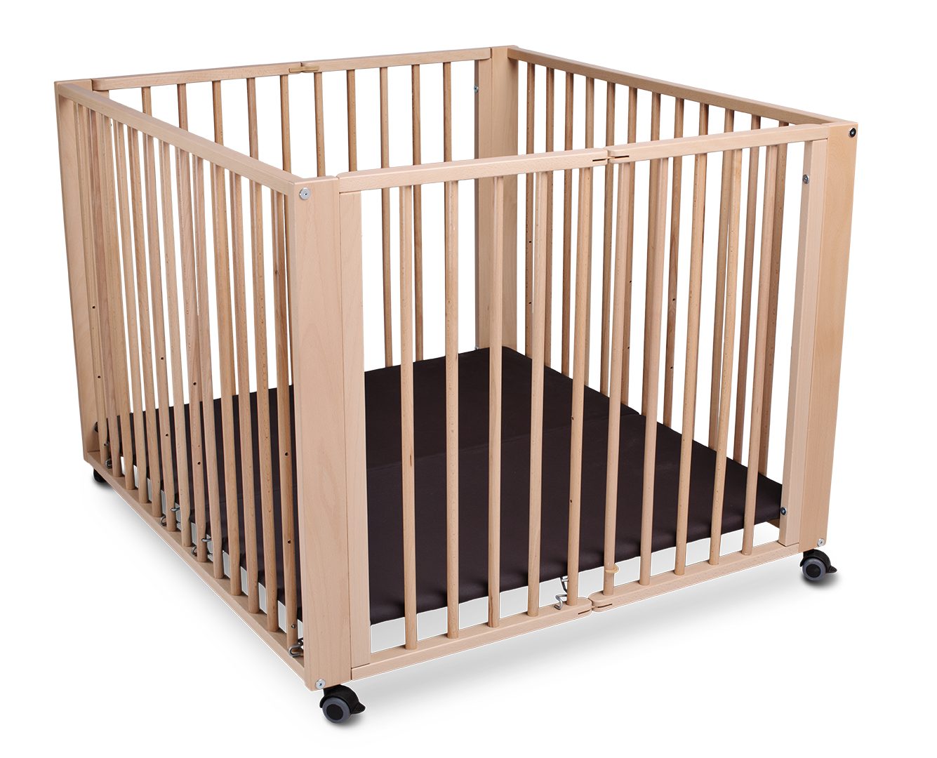 tiSsi® Детские манежи Детские манежи MORITZ Buche Massivholz 89x85 cm klappbar / faltbar