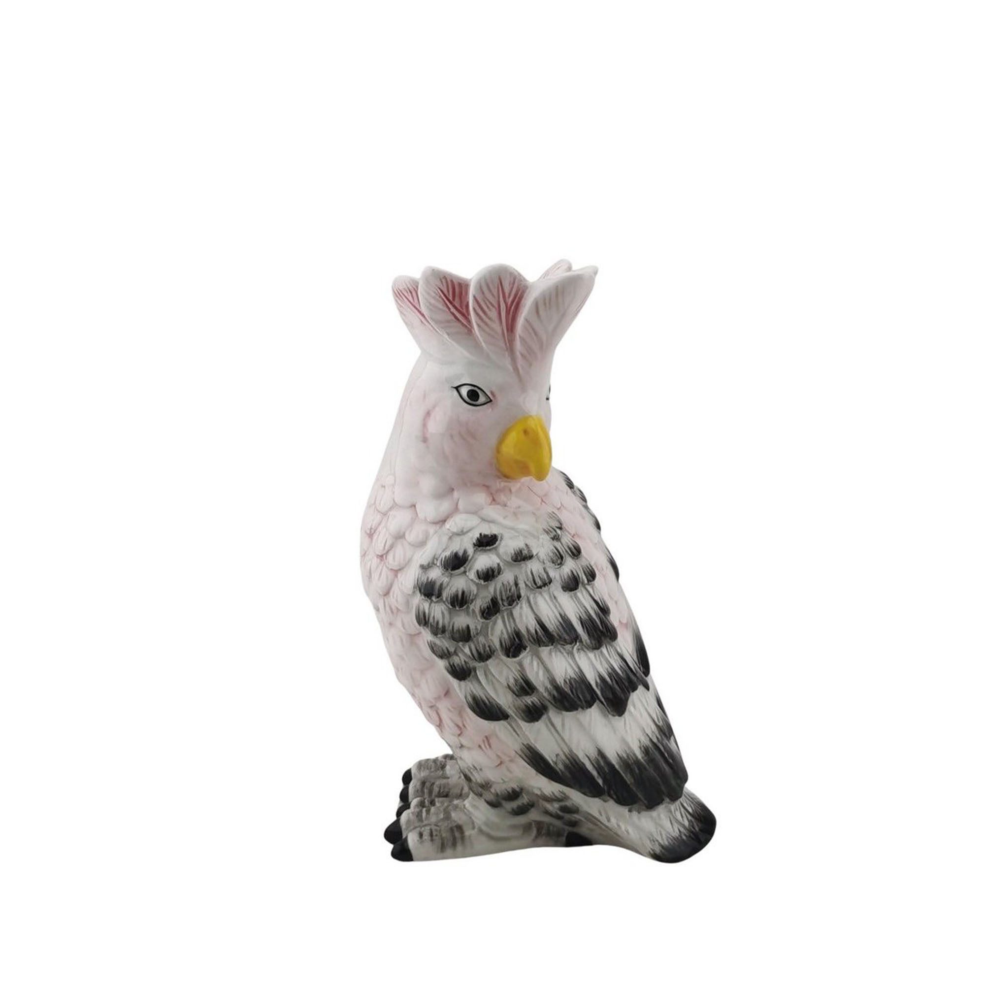 Housevitamin Dekovase Vase Papagei Vogel bunt extravagant Keramikvase (1 St., 1 Vase), Vase in ausgefallener Vogelfigur Form