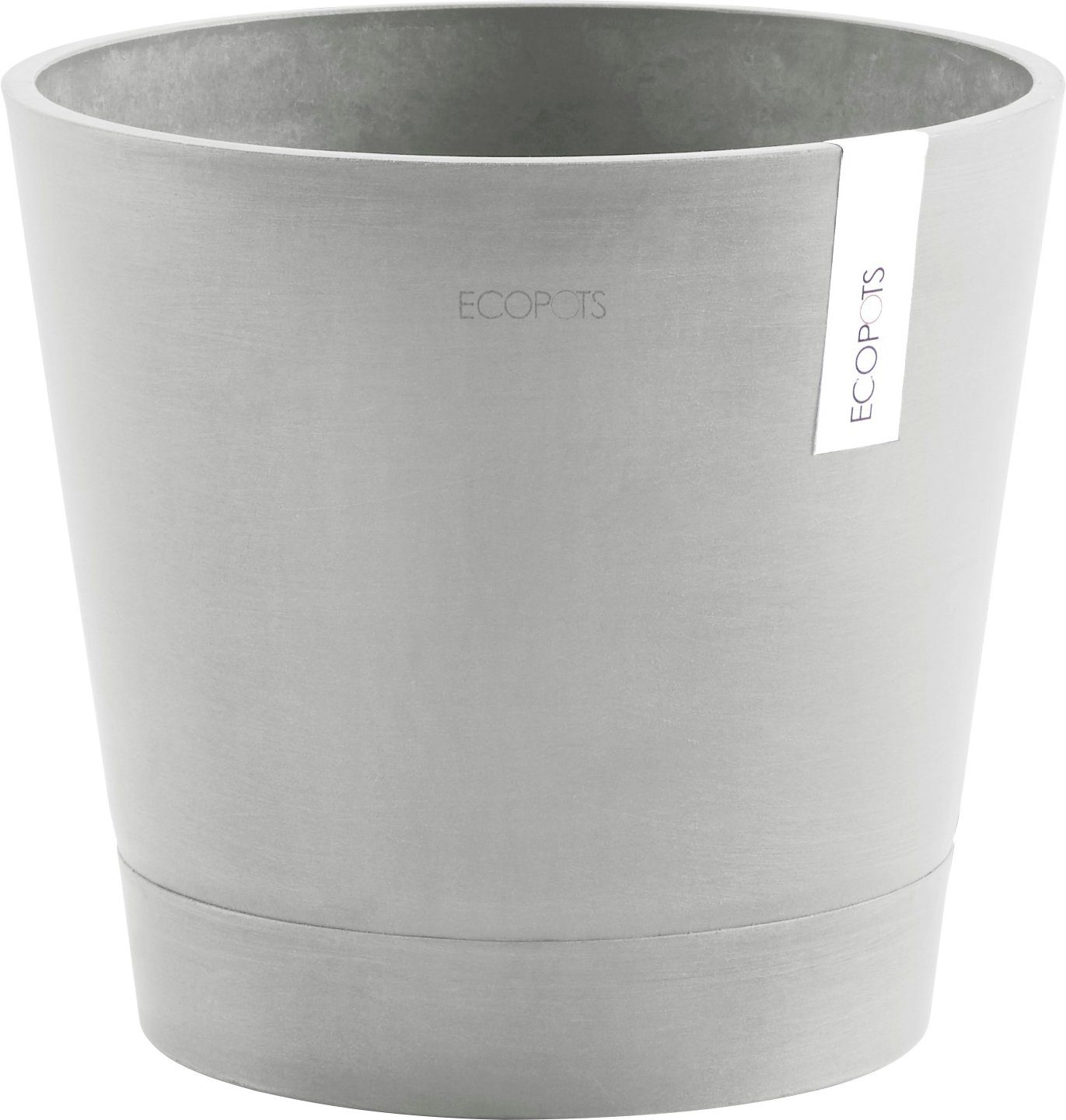 White BxTxH: ECOPOTS Grey, VENICE 30x30x26 cm Blumentopf