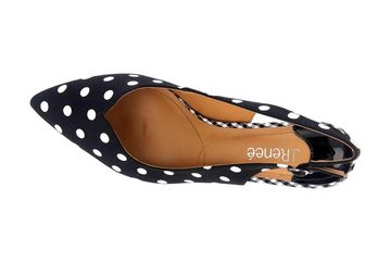 J.Reneé Envizyn Black White Polka Dot Pumps