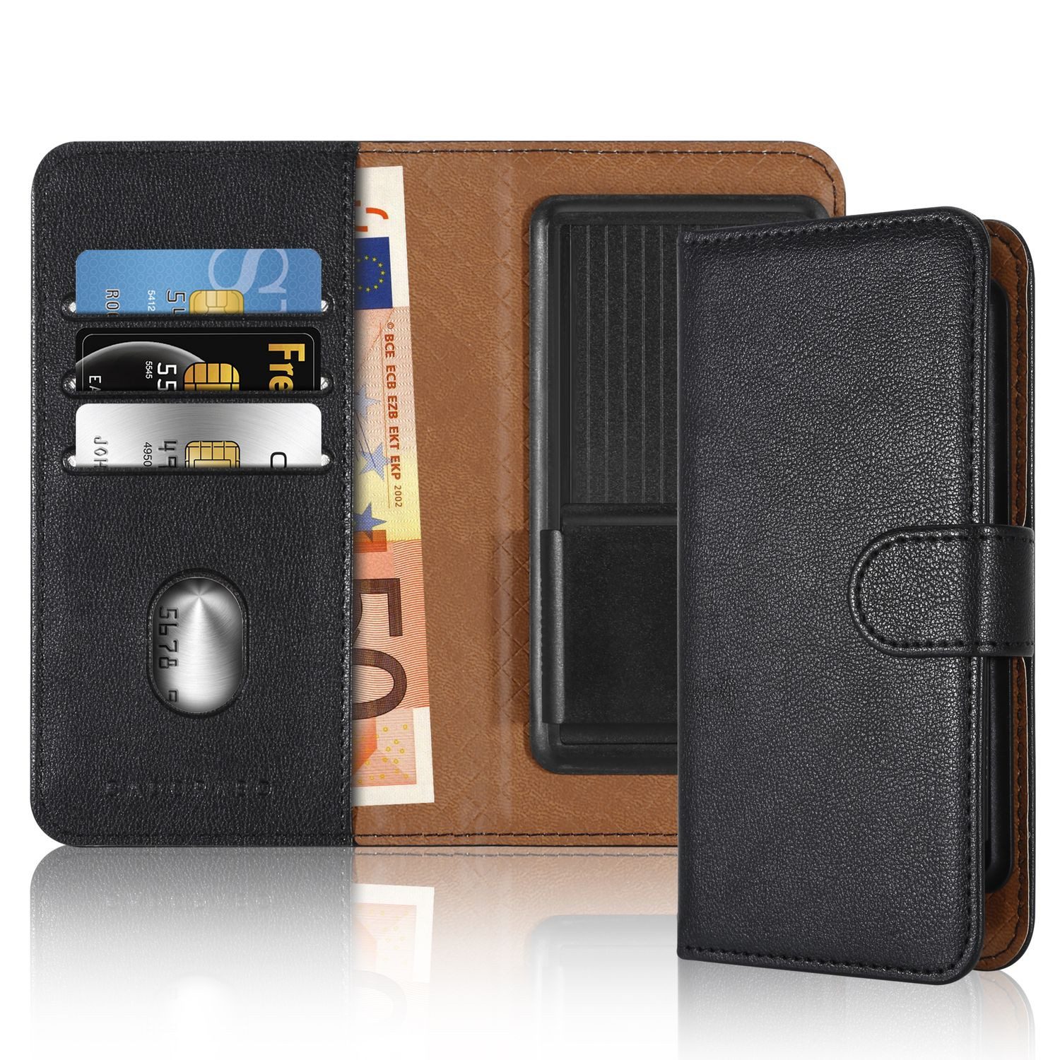 Cadorabo Handyhülle für Motorola Moto Edge 50 Neo Hülle Motorola Moto Edge 50 Neo, Hülle mit Kartenfach 360 Grad Schutzhülle Flip Case Cover Handytasche
