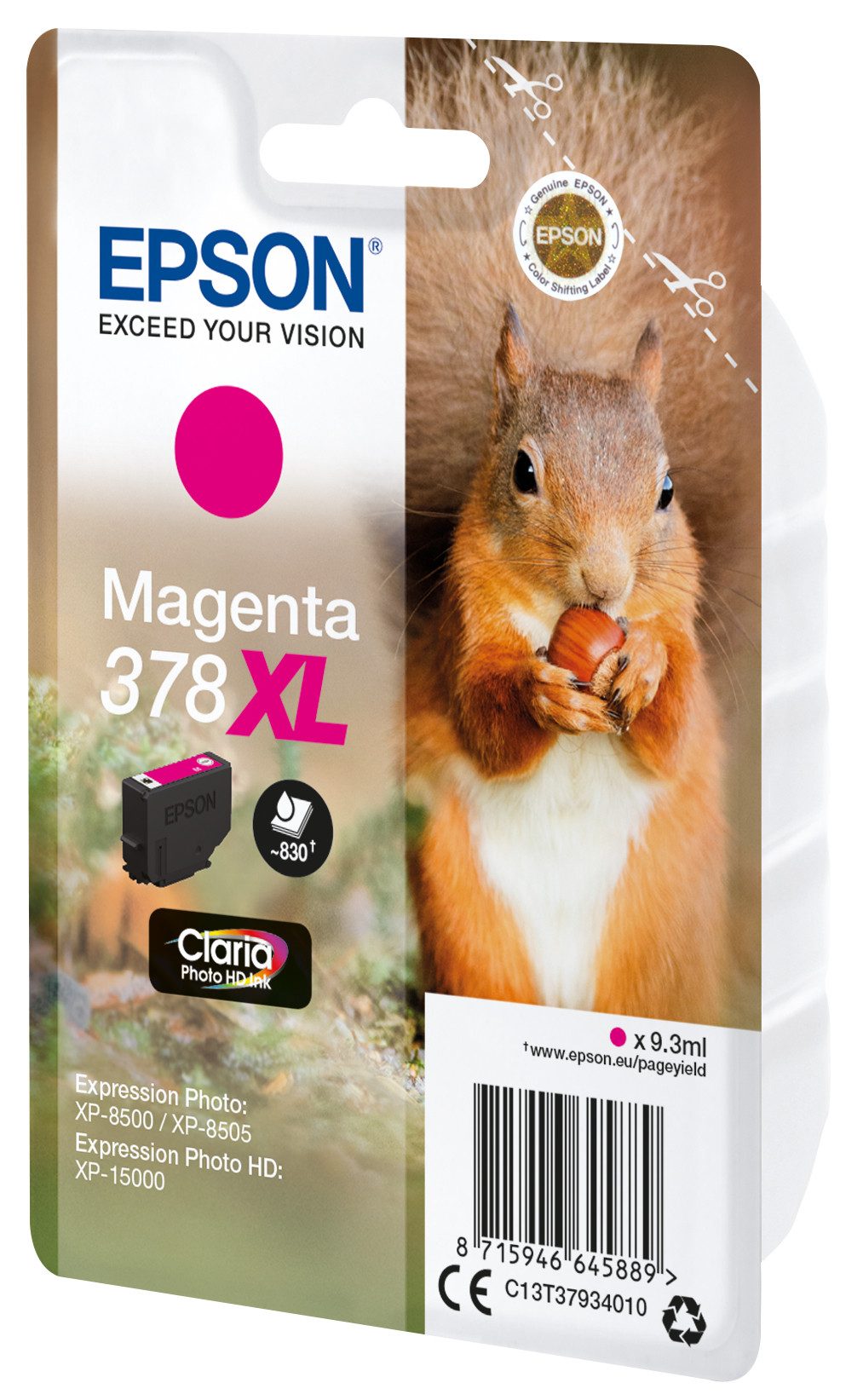 Epson Tintenpatrone 378XL Magenta (9,3ml) Tintenpatrone